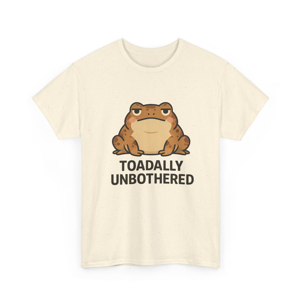 Toadally Unbothered T-Shirt — Cute Relaxed Frog Graphic Tee - Adult