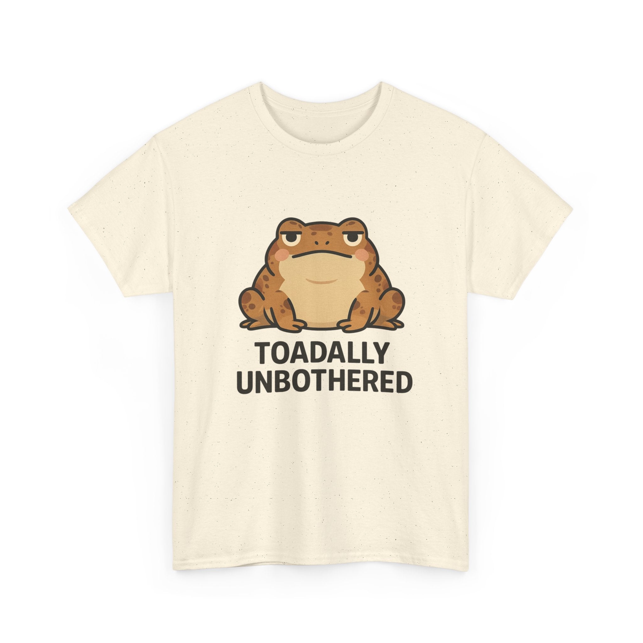 Toadally Unbothered T-Shirt — Cute Relaxed Frog Graphic Tee - Adult