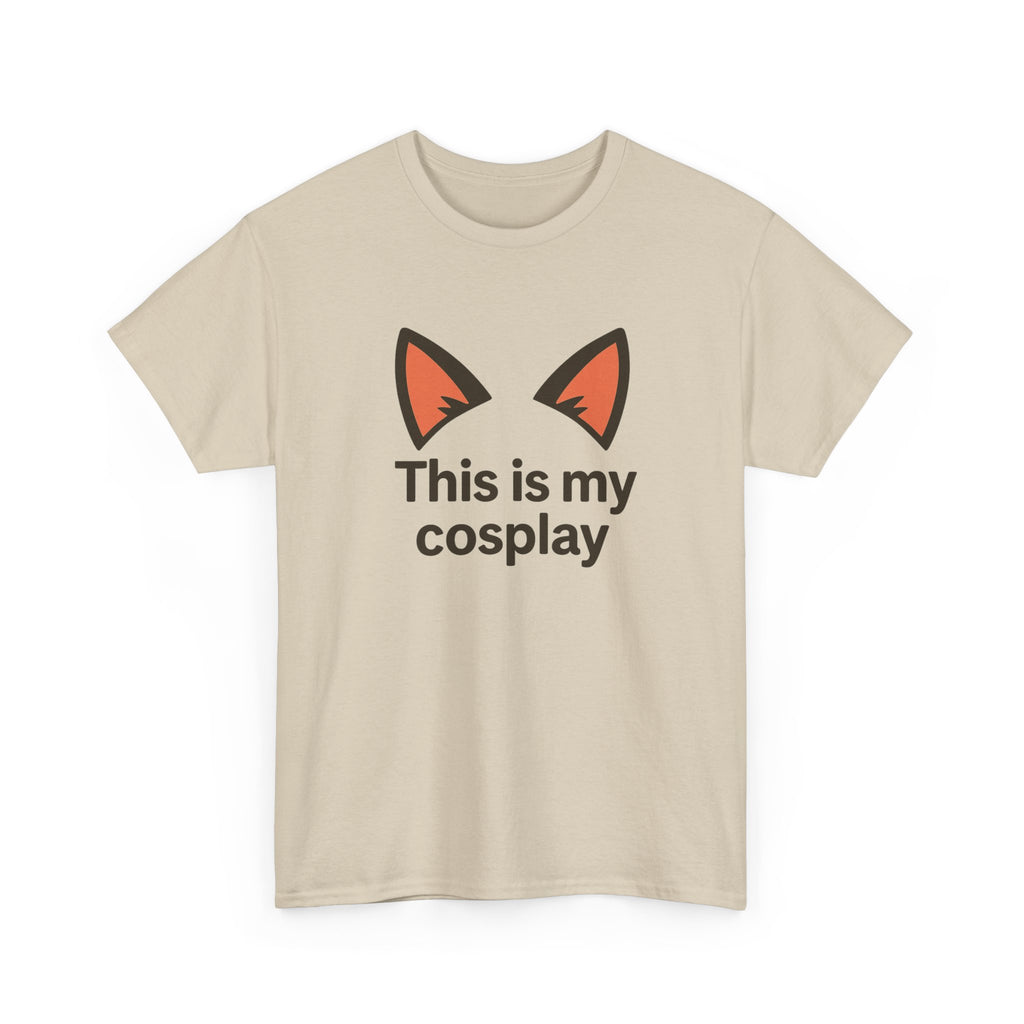 Cosplay Tee — "This is my cosplay" Fox Ear Graphic T-Shirt - Adult