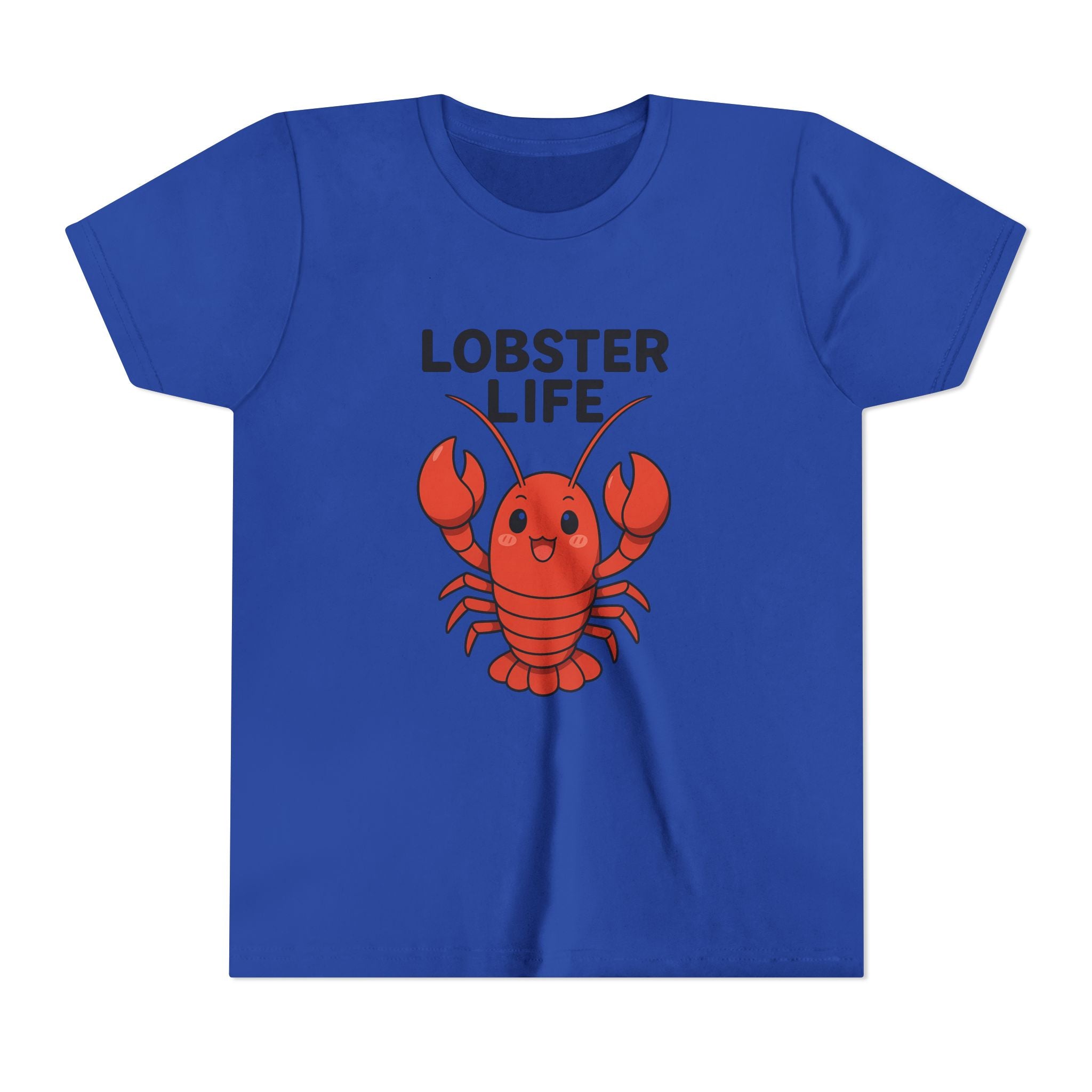 Youth Tee — Cute "Lobster Life" Kids T-Shirt (Summer Beach Shirt)