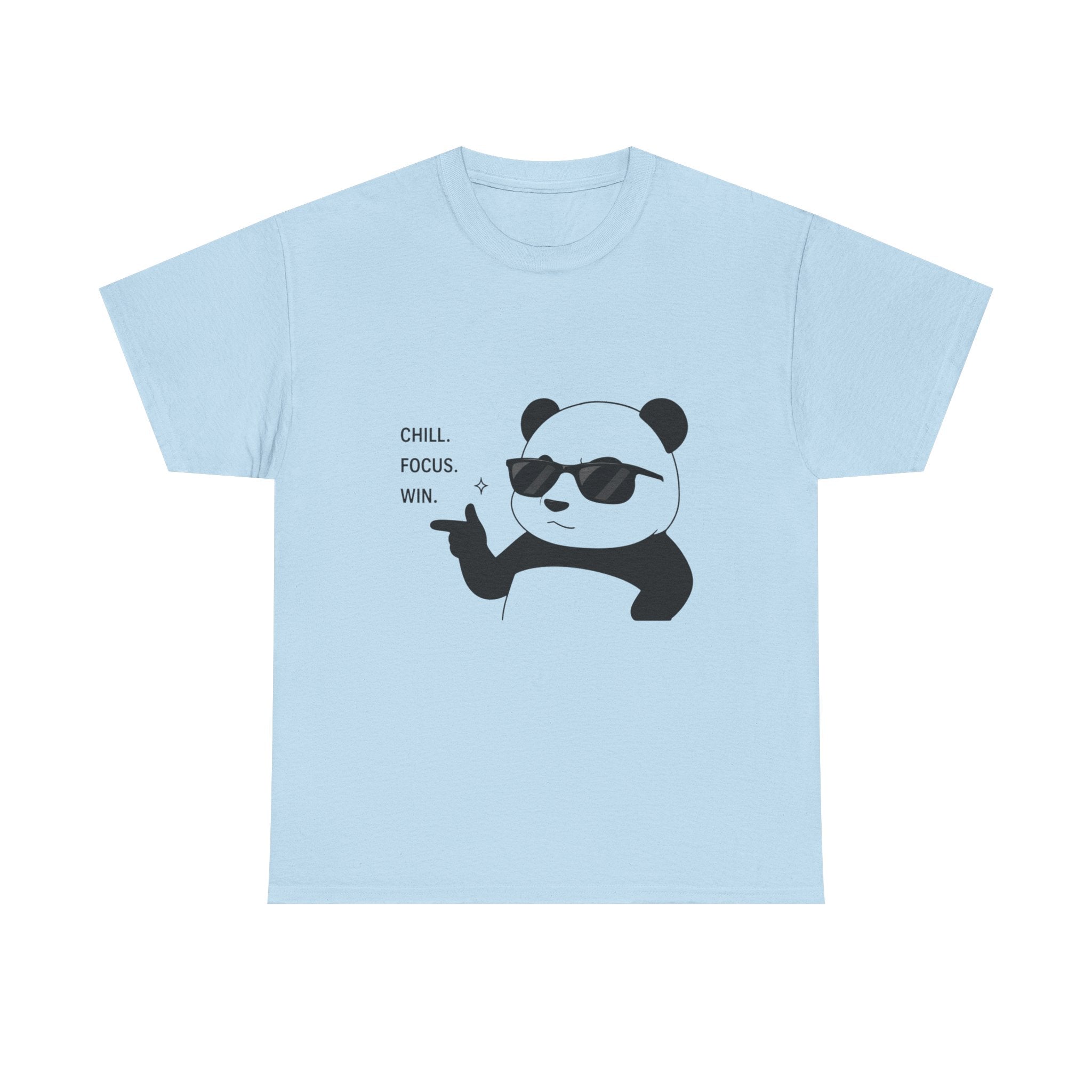 Panda 'Chill. Focus. Win.' T-Shirt - Adult