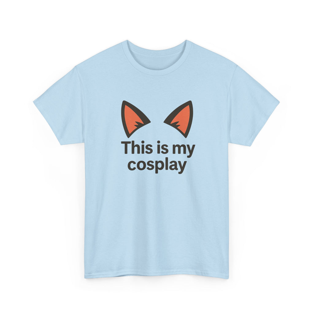 Cosplay Tee — "This is my cosplay" Fox Ear Graphic T-Shirt - Adult