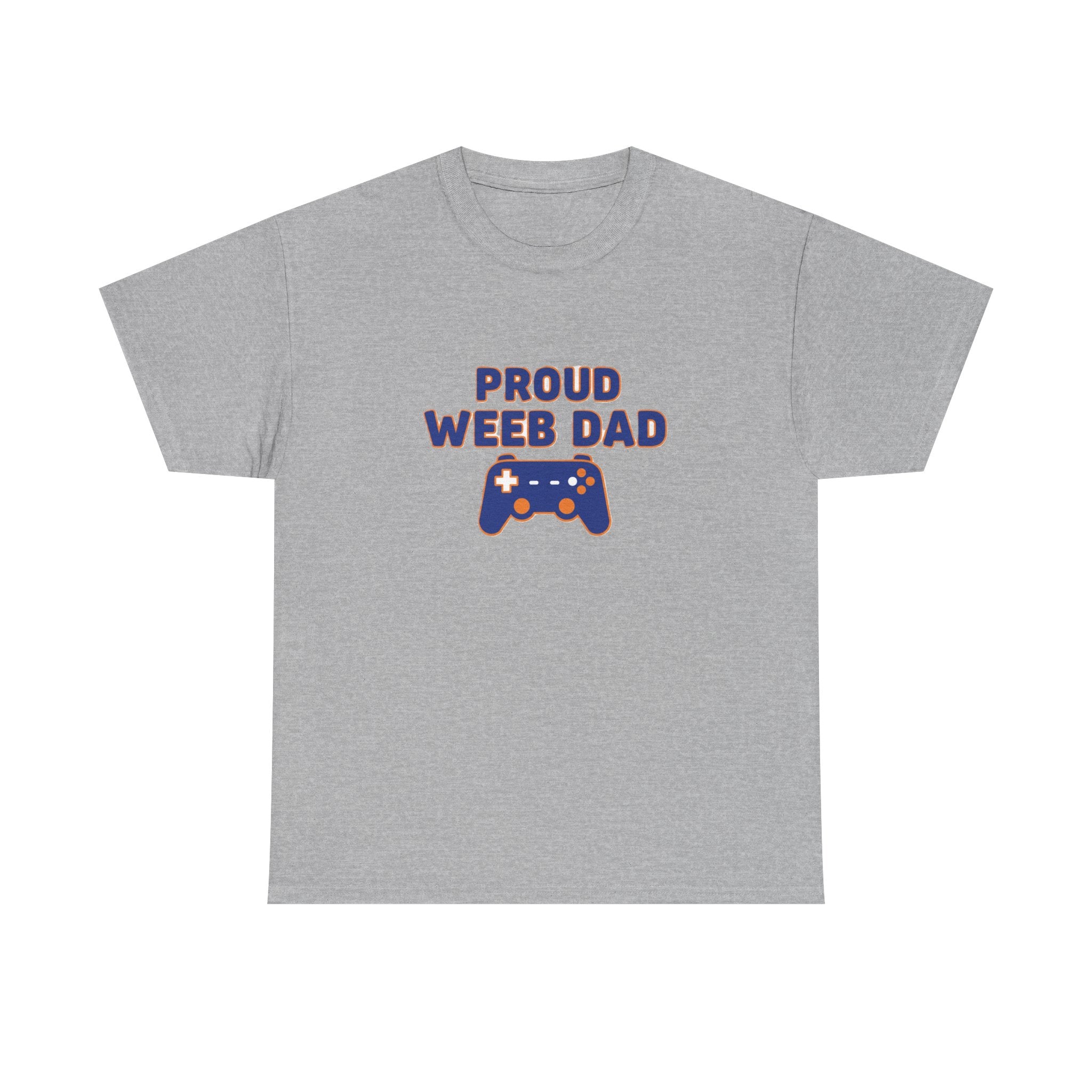 Proud Weeb Dad T-Shirt — Gamer Controller Graphic Dad Tee - Adult