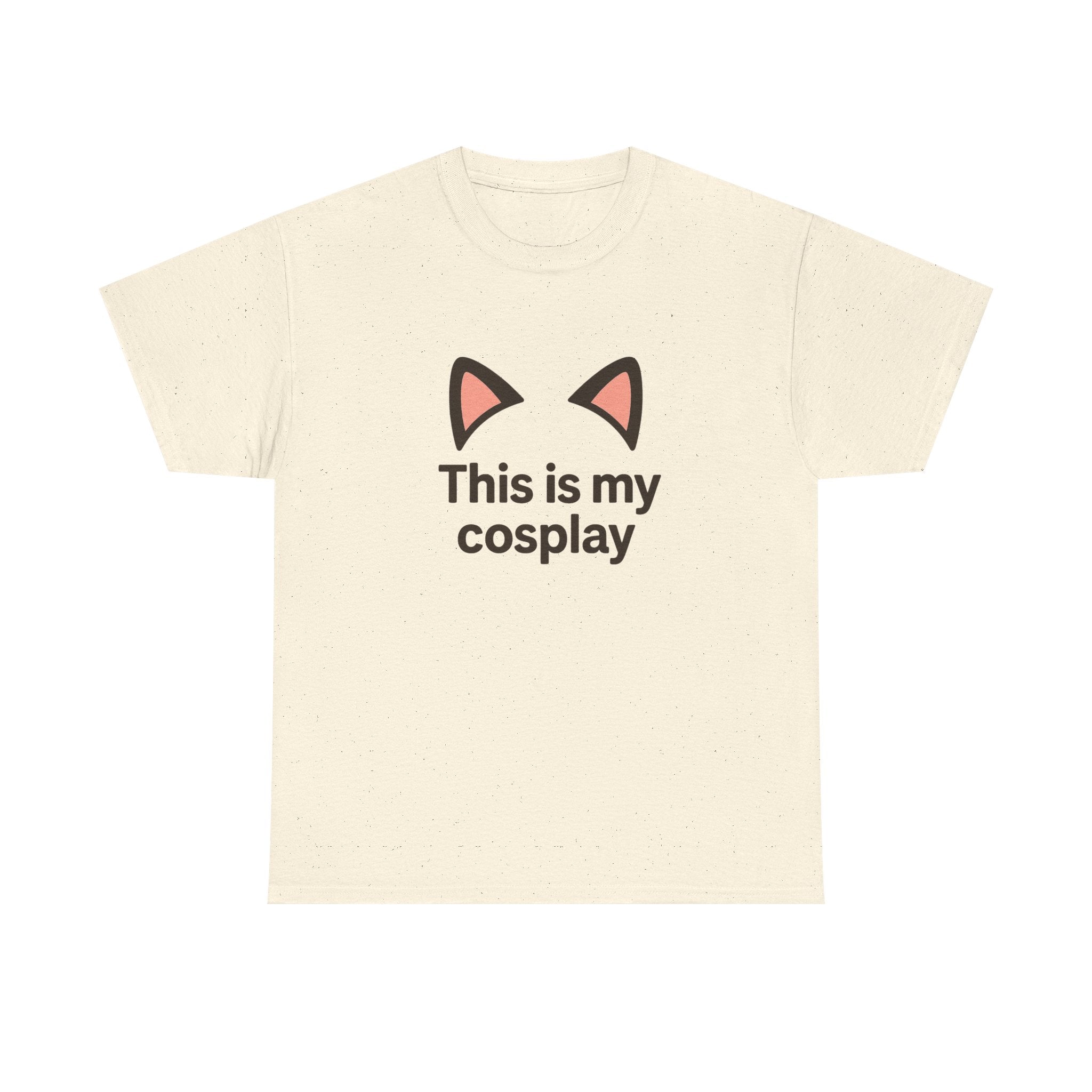 Cat Ear 'This Is My Cosplay' T-Shirt - Adult