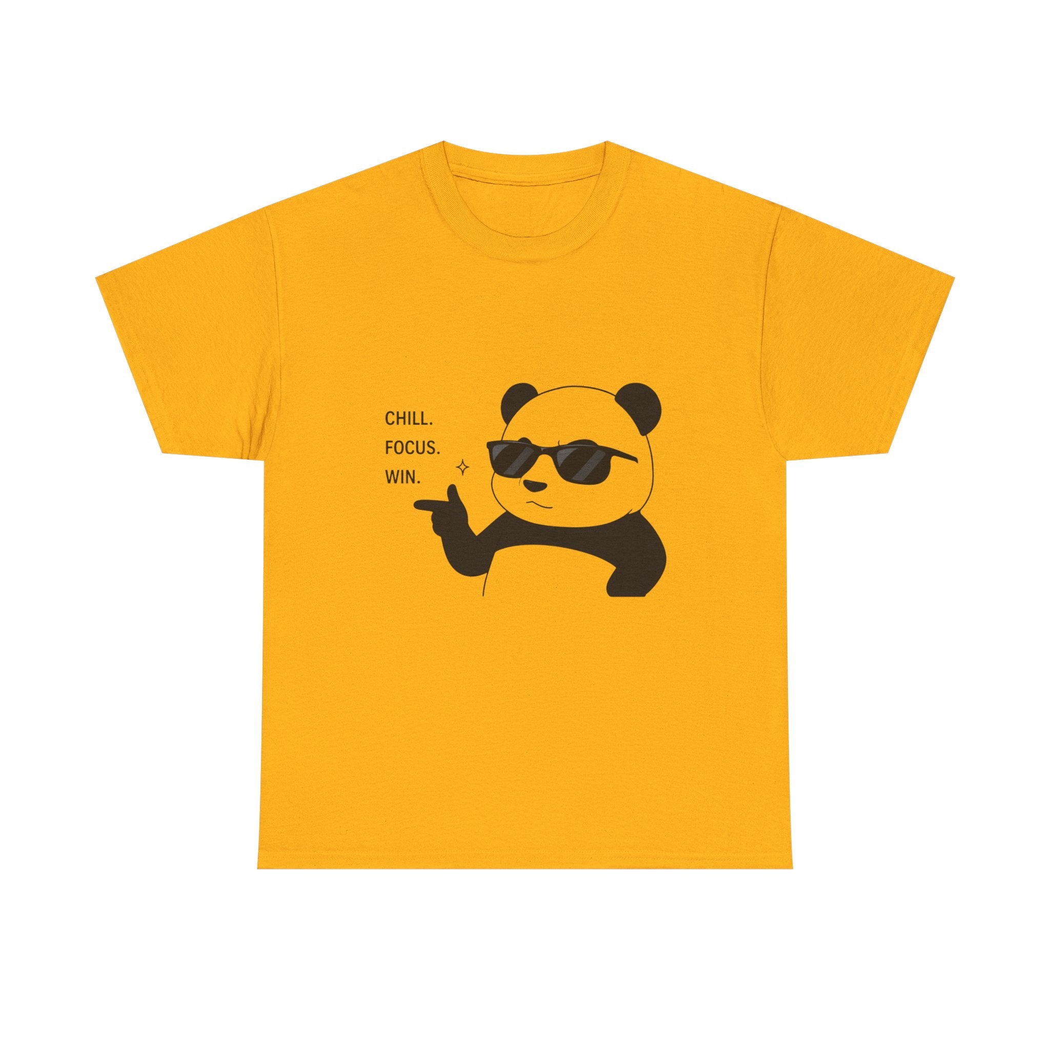Panda 'Chill. Focus. Win.' T-Shirt - Adult