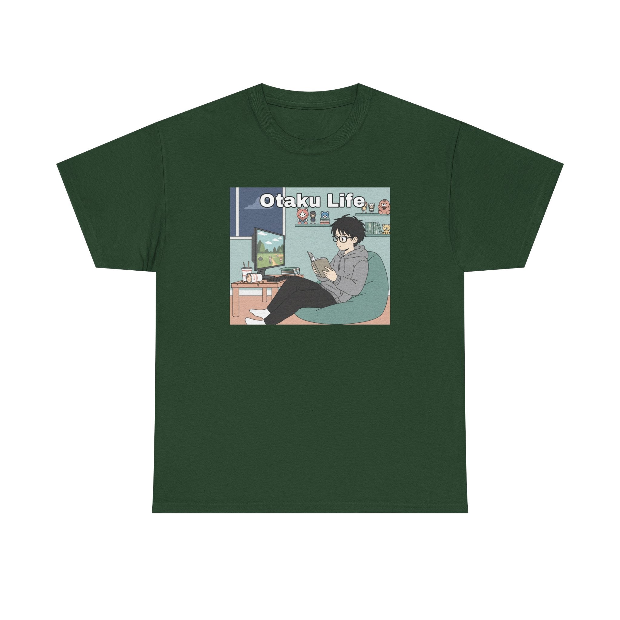 Otaku Life T-Shirt — Chill Anime Gamer Graphic Tee - Adult