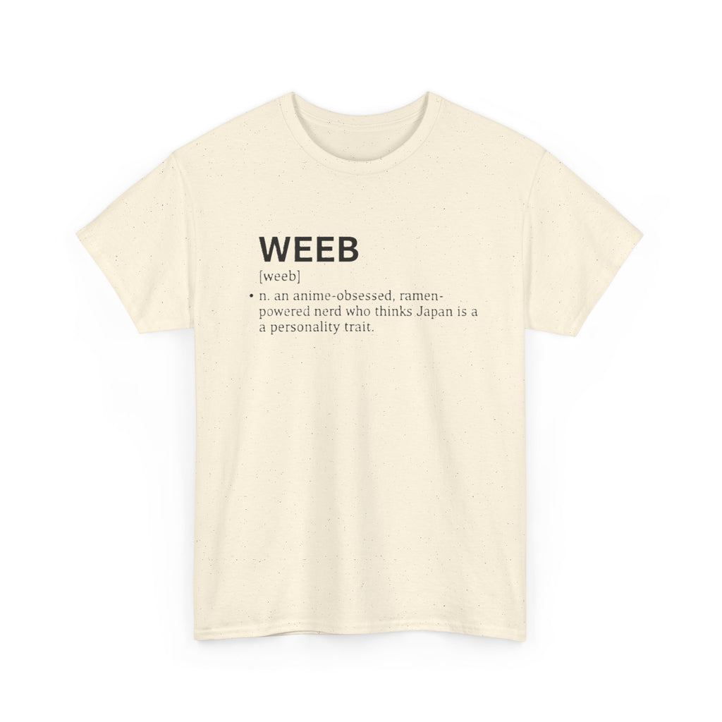 Weeb Definition T-Shirt — Funny Anime Lover Tee - Adult