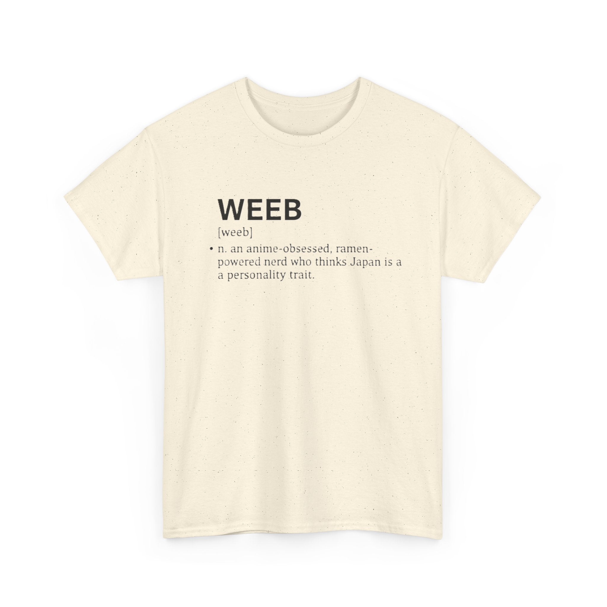 Weeb Definition T-Shirt — Funny Anime Lover Tee - Adult