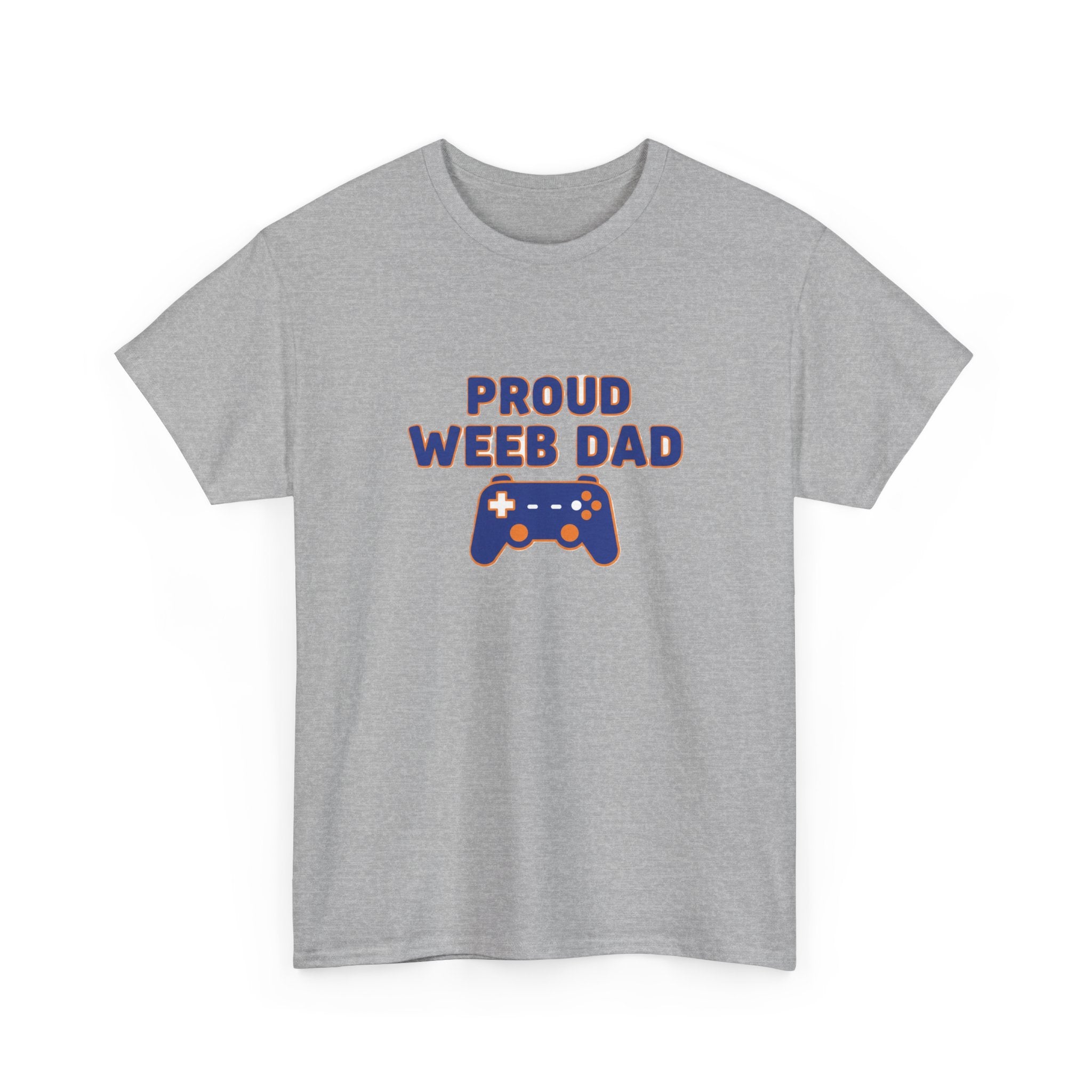 Proud Weeb Dad T-Shirt — Gamer Controller Graphic Dad Tee - Adult