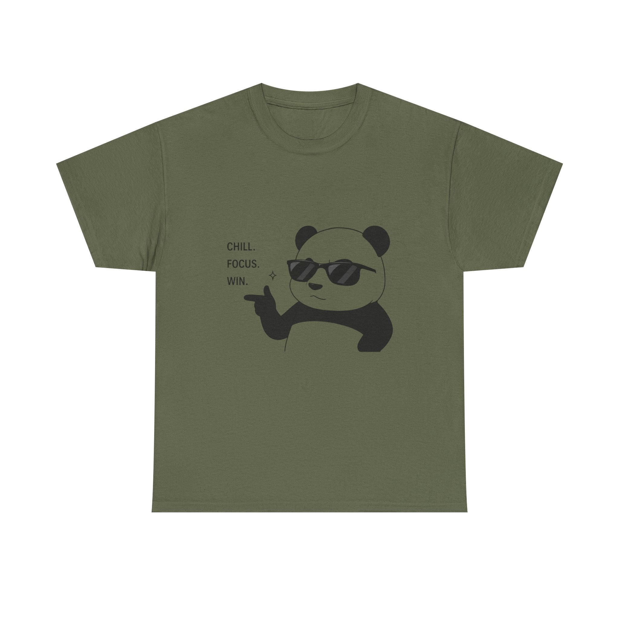 Panda 'Chill. Focus. Win.' T-Shirt - Adult