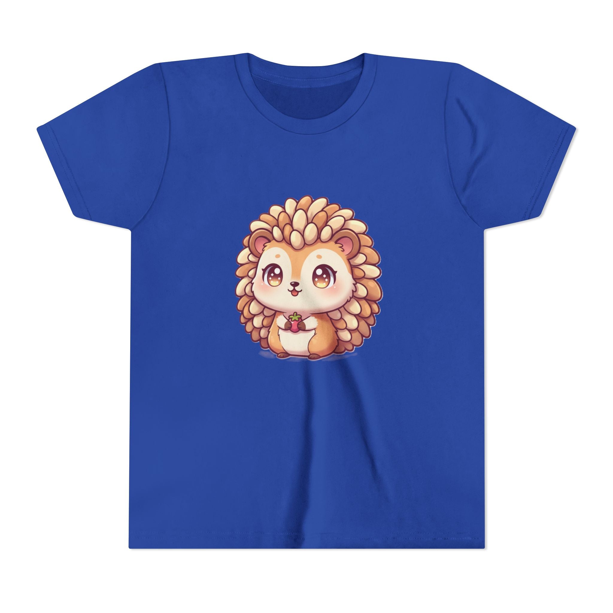 Cute Hedgehog Youth Tee — Adorable Cartoon Woodland Animal Kids Shirt