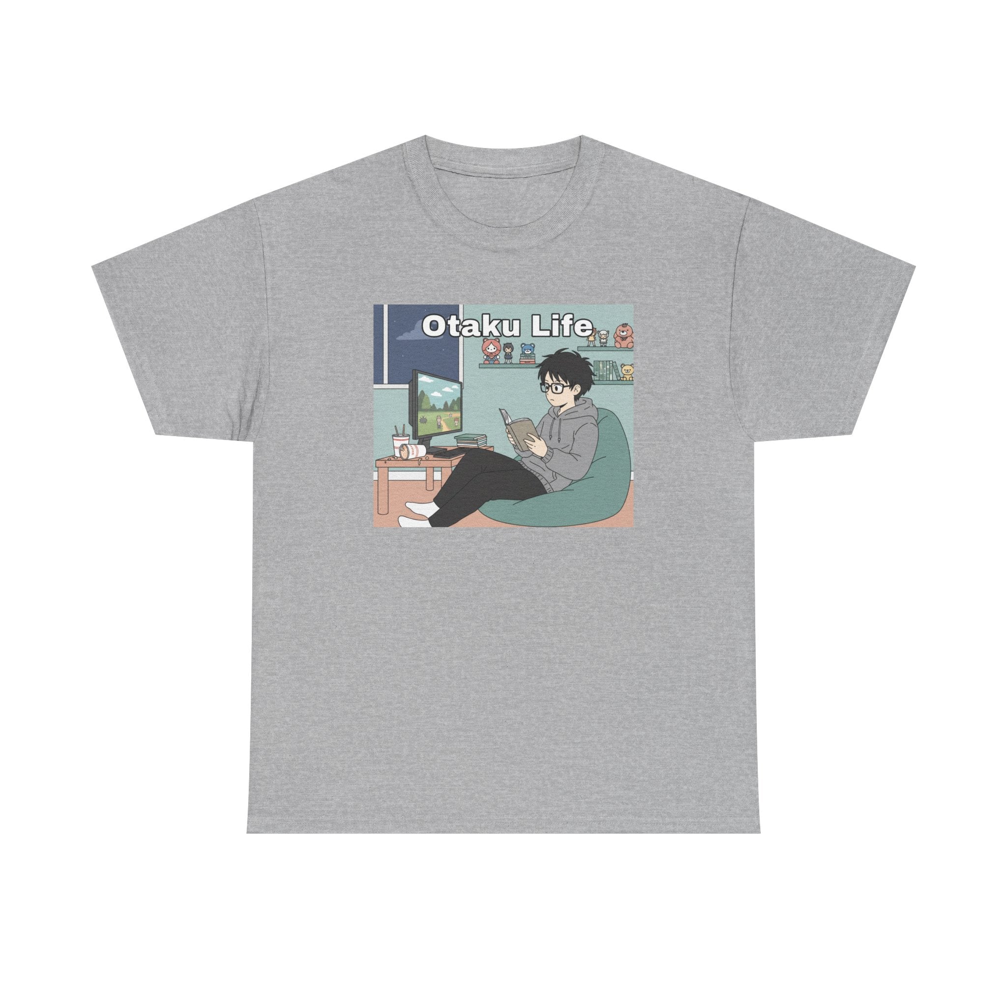 Otaku Life T-Shirt — Chill Anime Gamer Graphic Tee - Adult