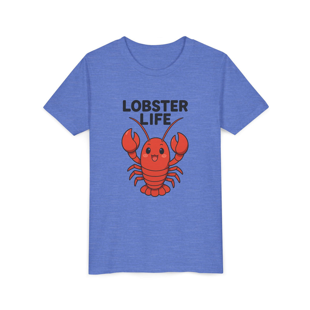 Youth Tee — Cute "Lobster Life" Kids T-Shirt (Summer Beach Shirt)