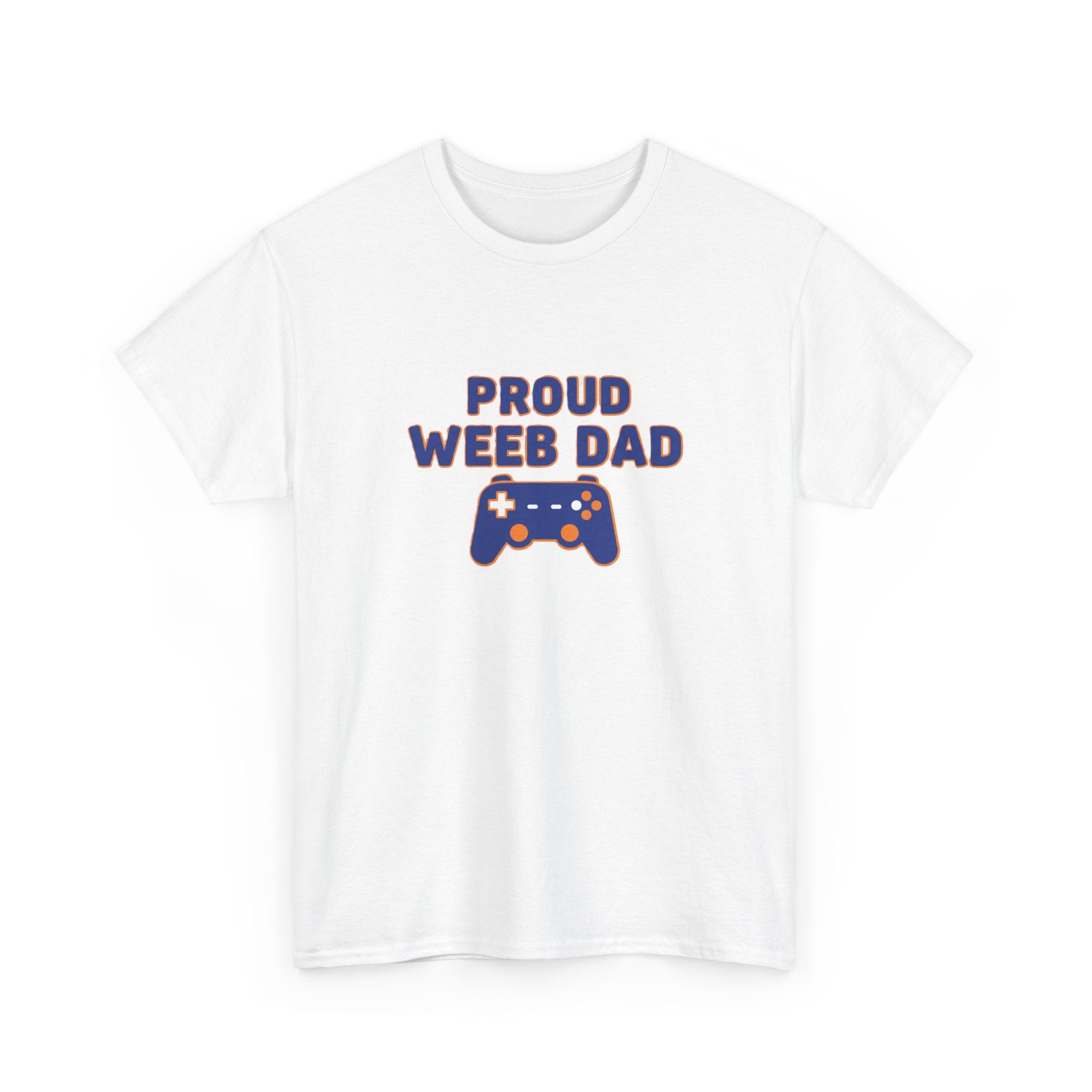 Proud Weeb Dad T-Shirt — Gamer Controller Graphic Dad Tee - Adult