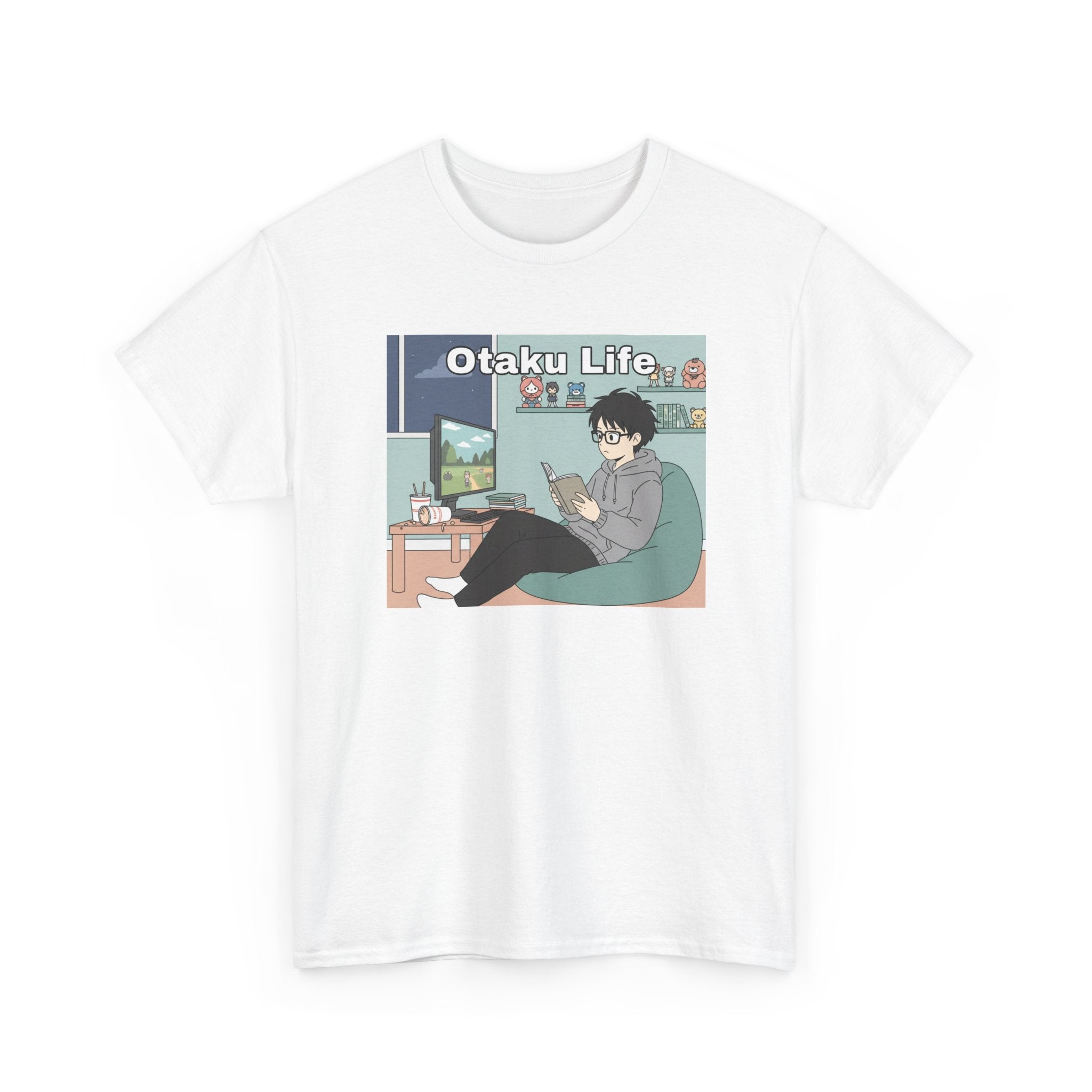 Otaku Life T-Shirt — Chill Anime Gamer Graphic Tee - Adult