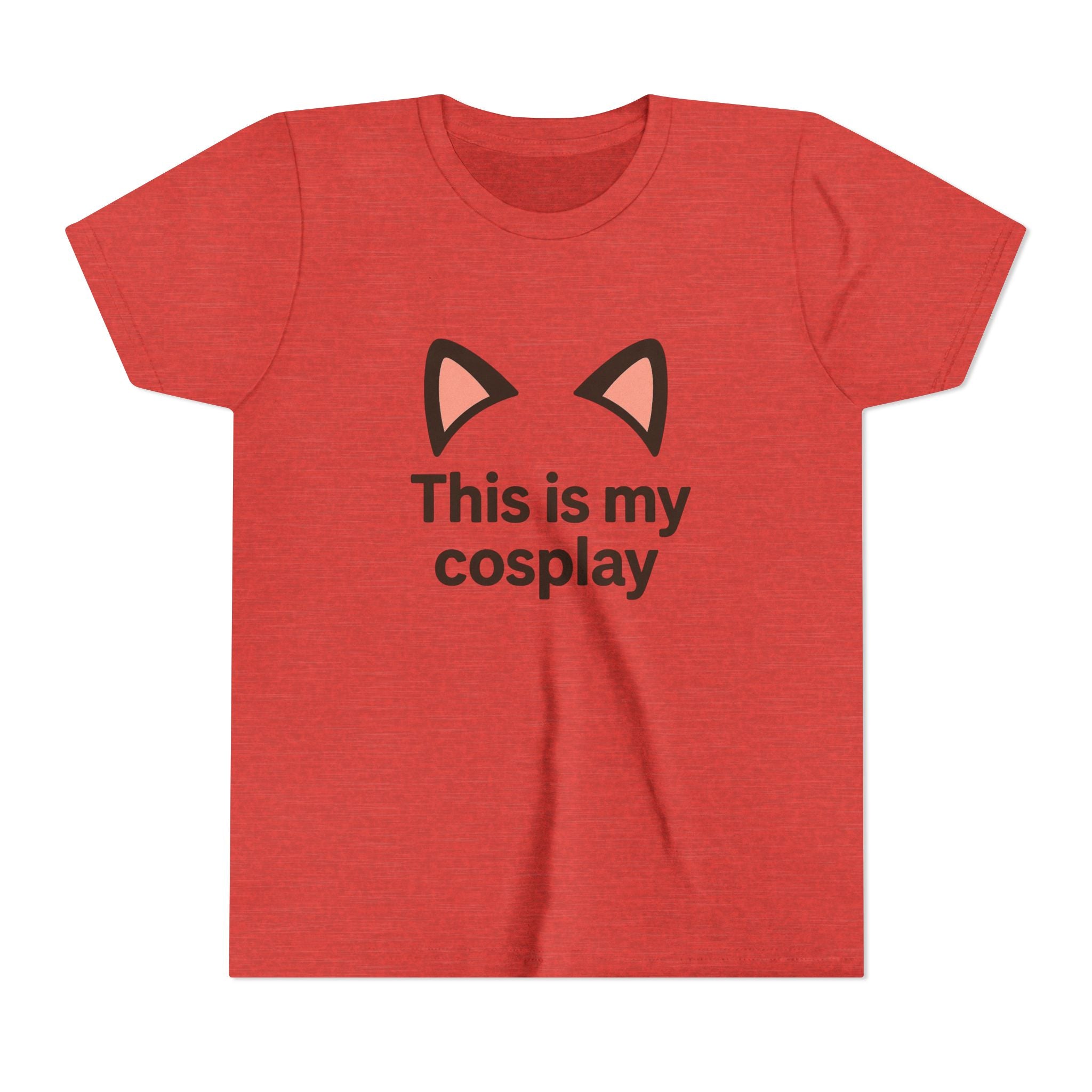Youth Tee — "This Is My Cosplay" Cat Ear Graphic