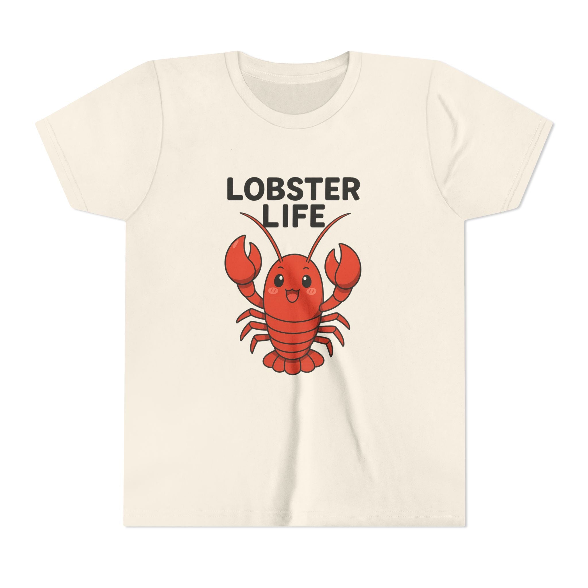 Youth Tee — Cute "Lobster Life" Kids T-Shirt (Summer Beach Shirt)
