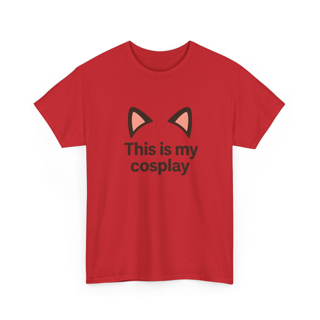 Cat Ear 'This Is My Cosplay' T-Shirt - Adult