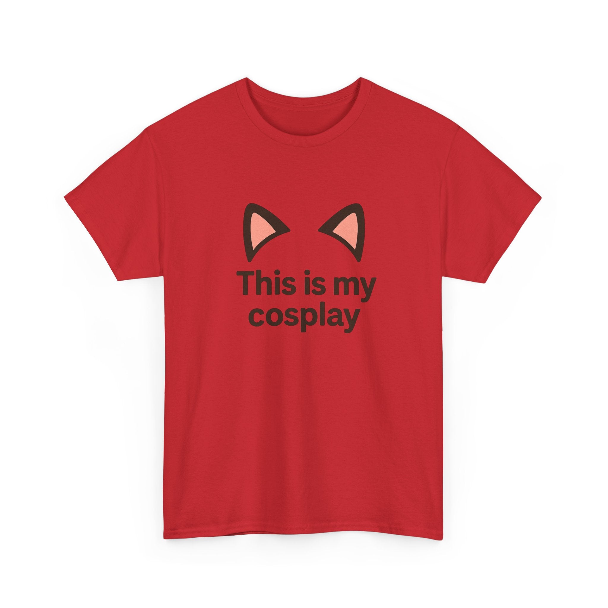 Cat Ear 'This Is My Cosplay' T-Shirt - Adult