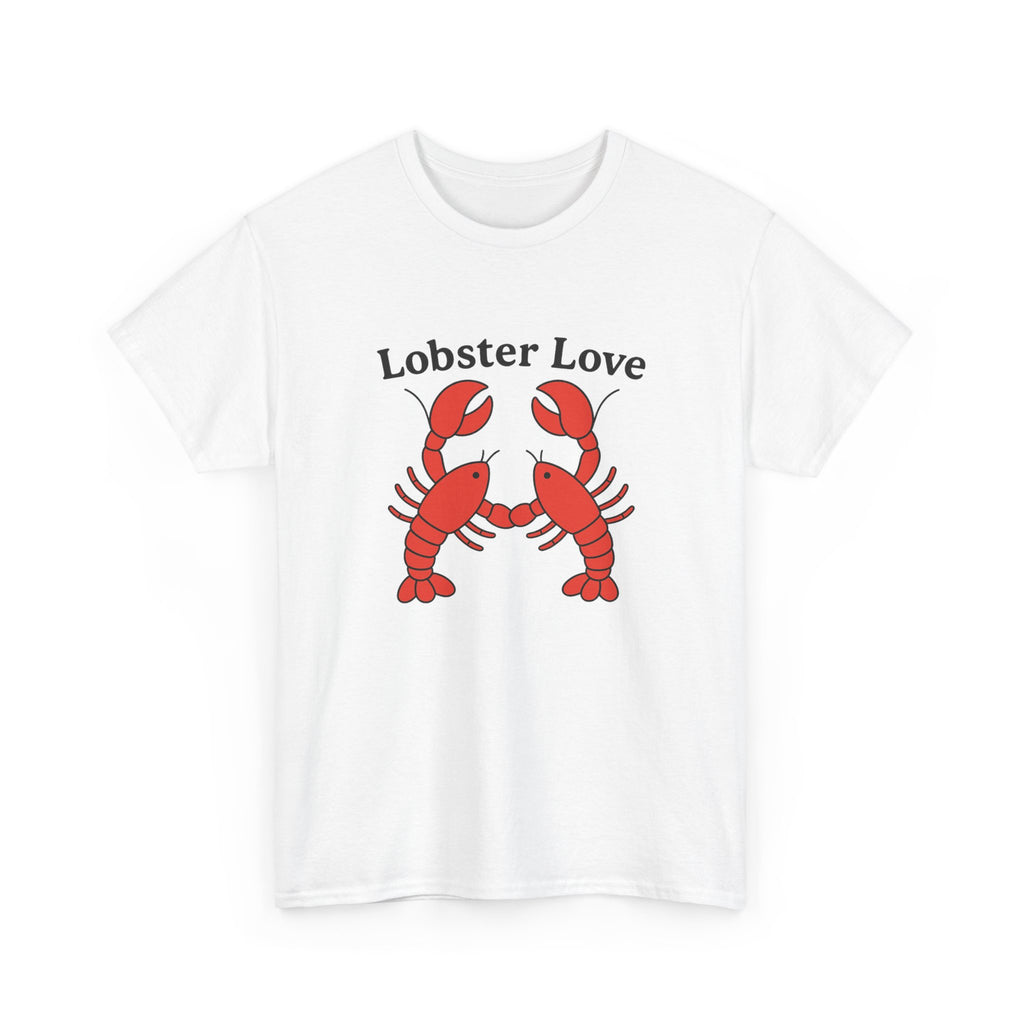 Lobster Love T‑Shirt — Cute Lobster Couple Graphic Tee - Adult
