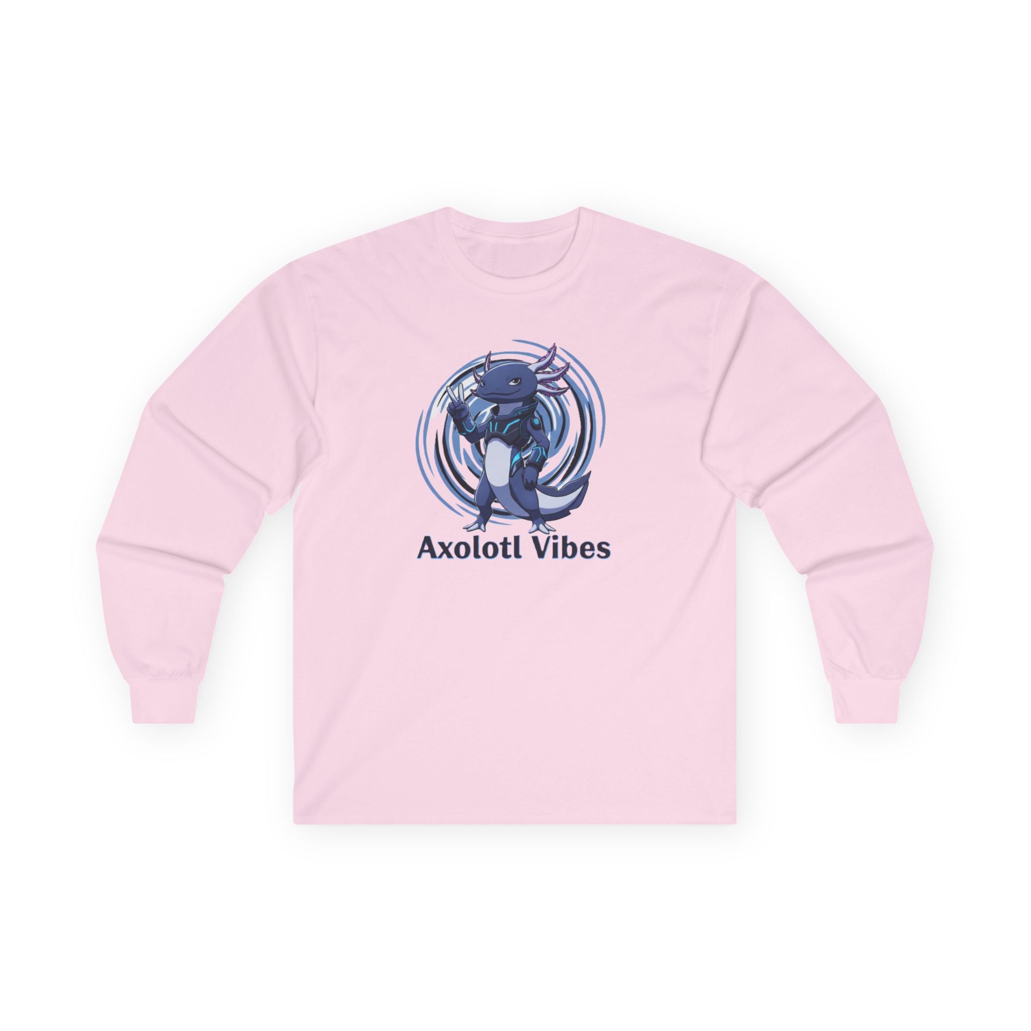 Axolotl Vibes Long Sleeve Tee - Adult