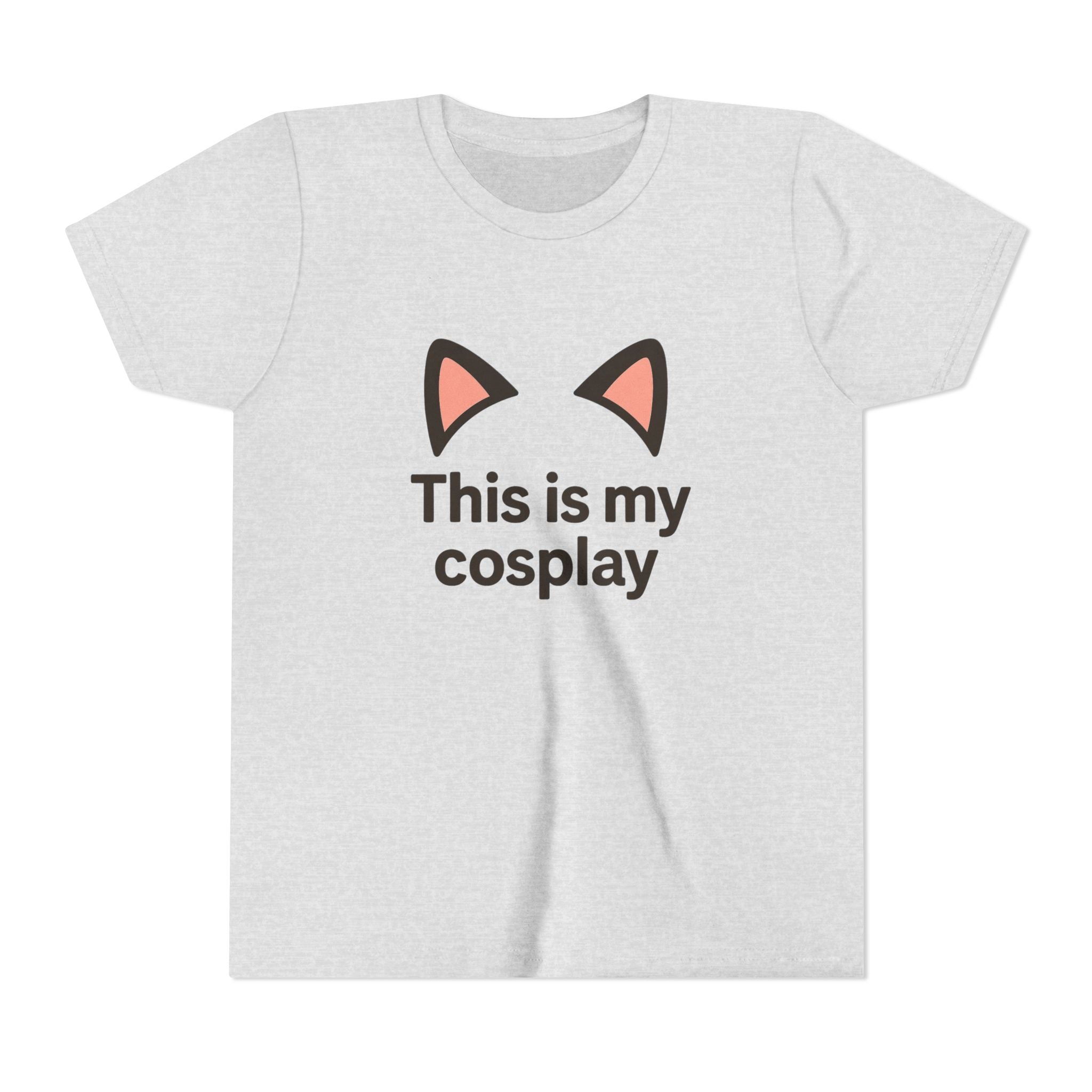 Youth Tee — "This Is My Cosplay" Cat Ear Graphic