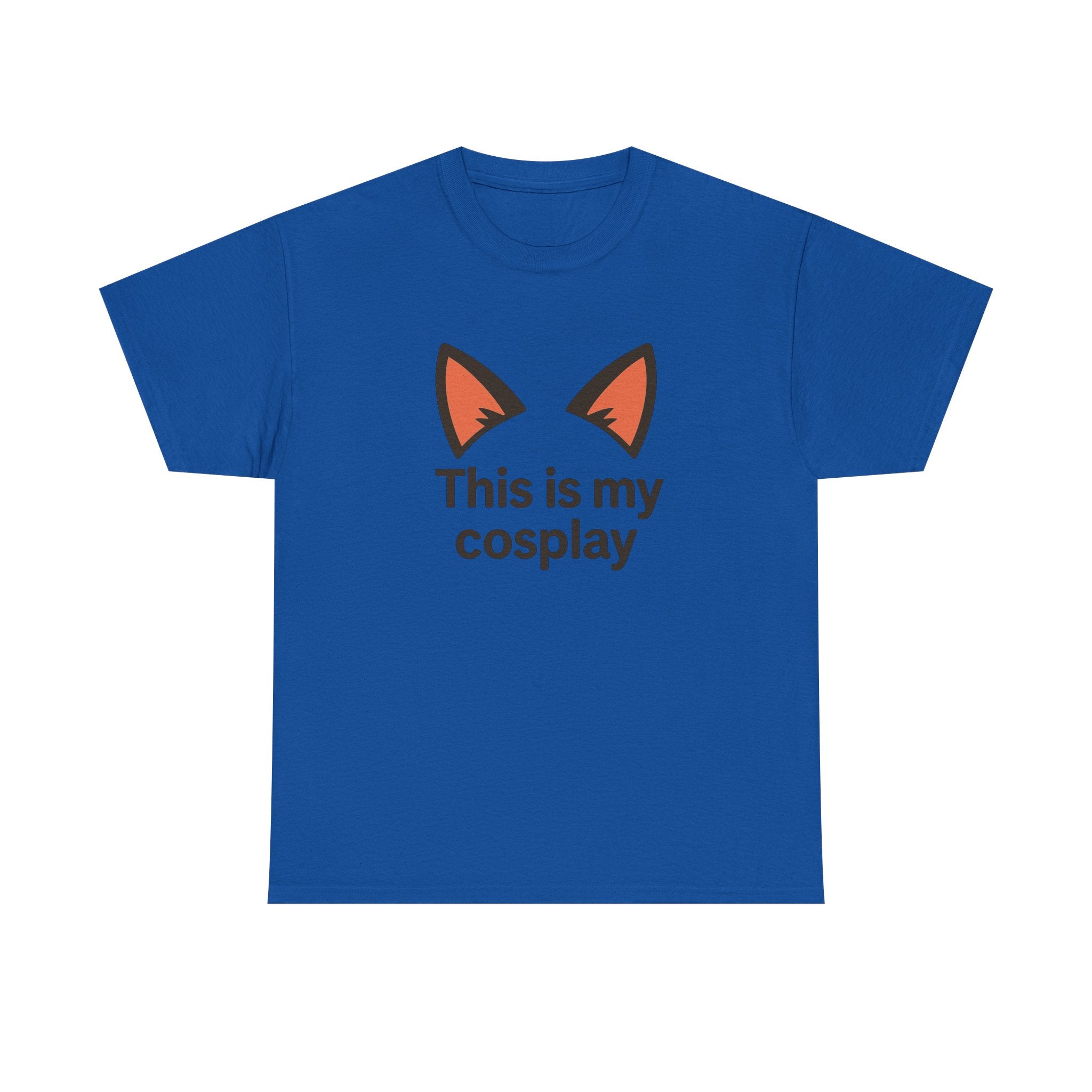 Cosplay Tee — "This is my cosplay" Fox Ear Graphic T-Shirt - Adult