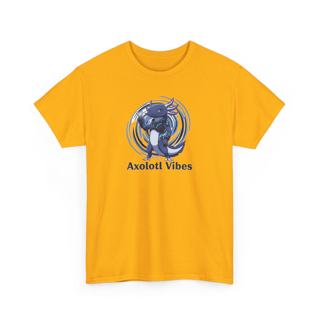 Axolotl Vibes T-Shirt — Cool Blue Axolotl Graphic Tee - Adult