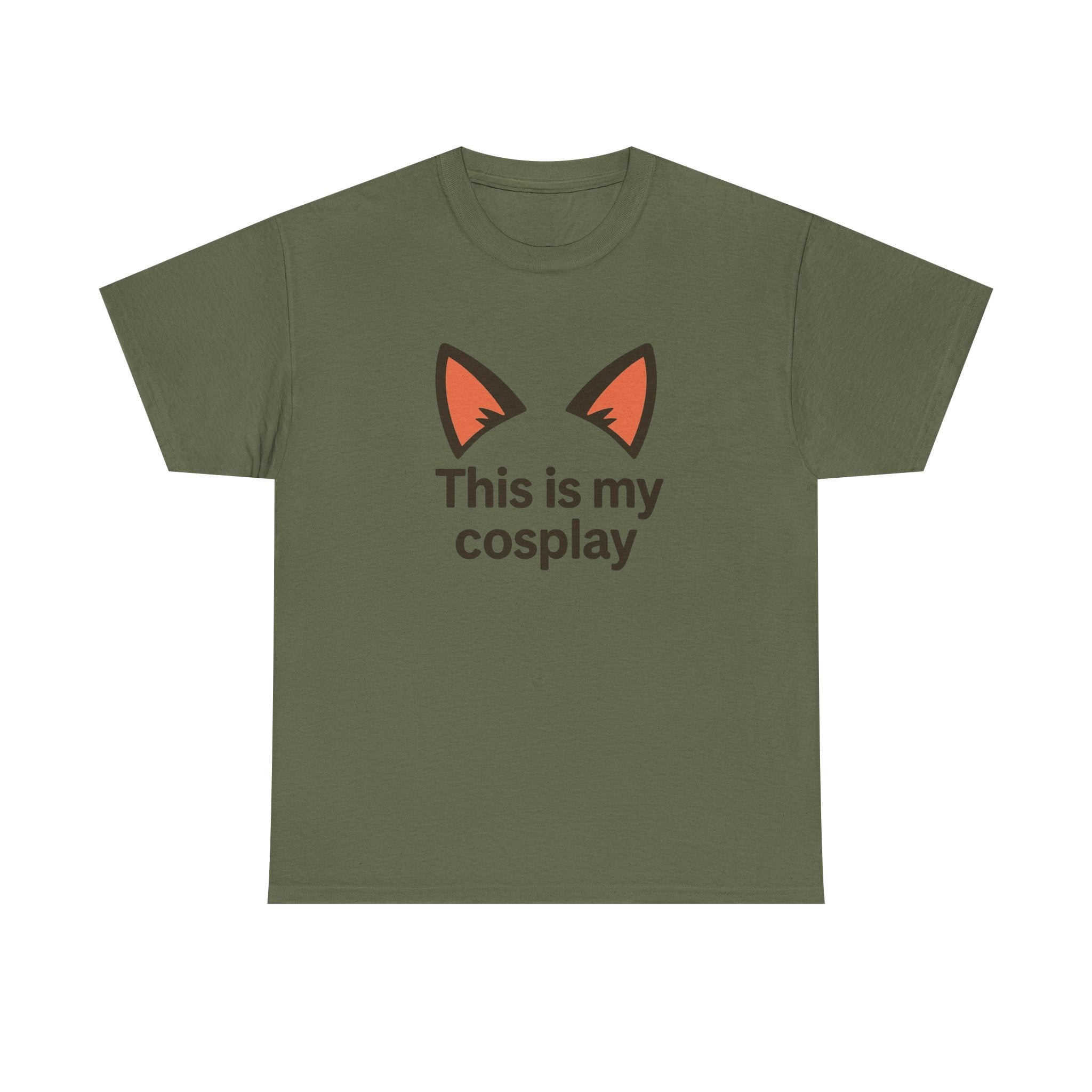Cosplay Tee — "This is my cosplay" Fox Ear Graphic T-Shirt - Adult