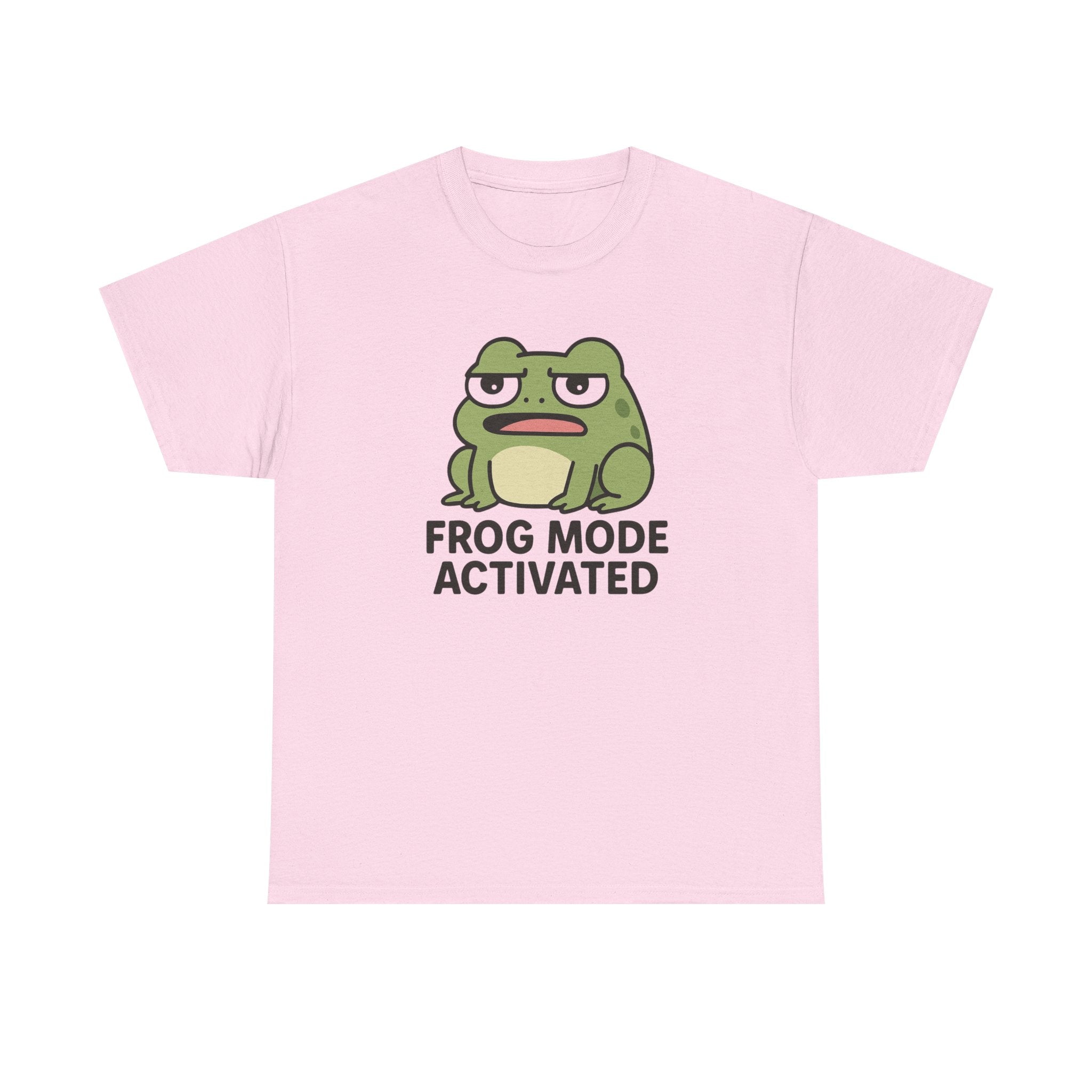 Frog Mode Activated T-Shirt — Cute Cartoon Frog Graphic Tee - Adult