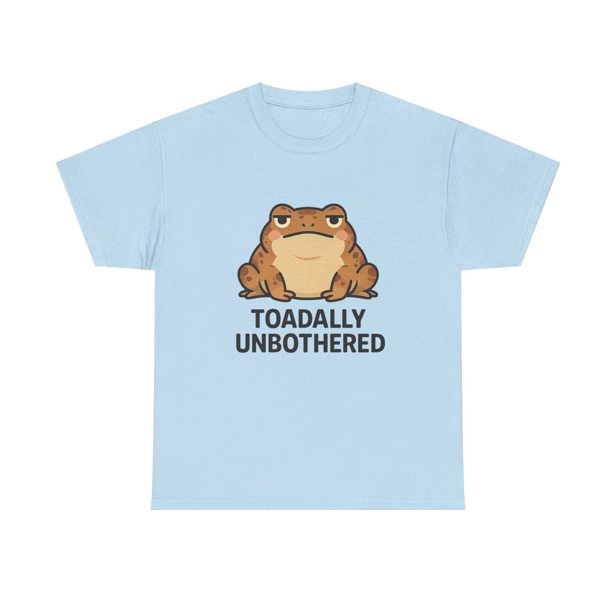Toadally Unbothered T-Shirt — Cute Relaxed Frog Graphic Tee - Adult