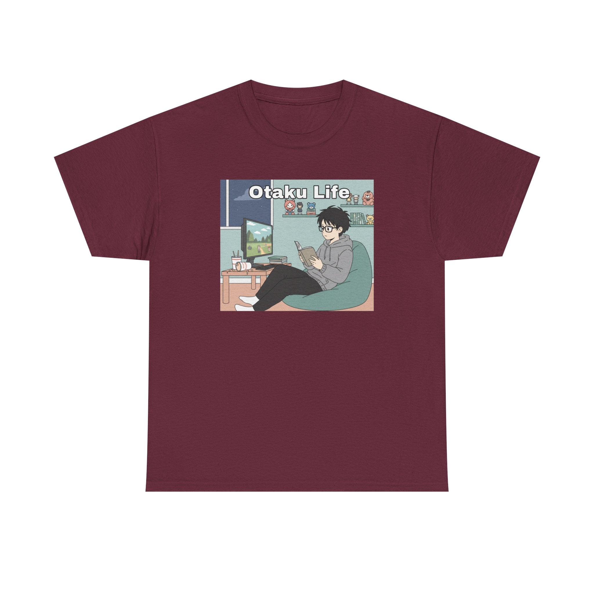 Otaku Life T-Shirt — Chill Anime Gamer Graphic Tee - Adult