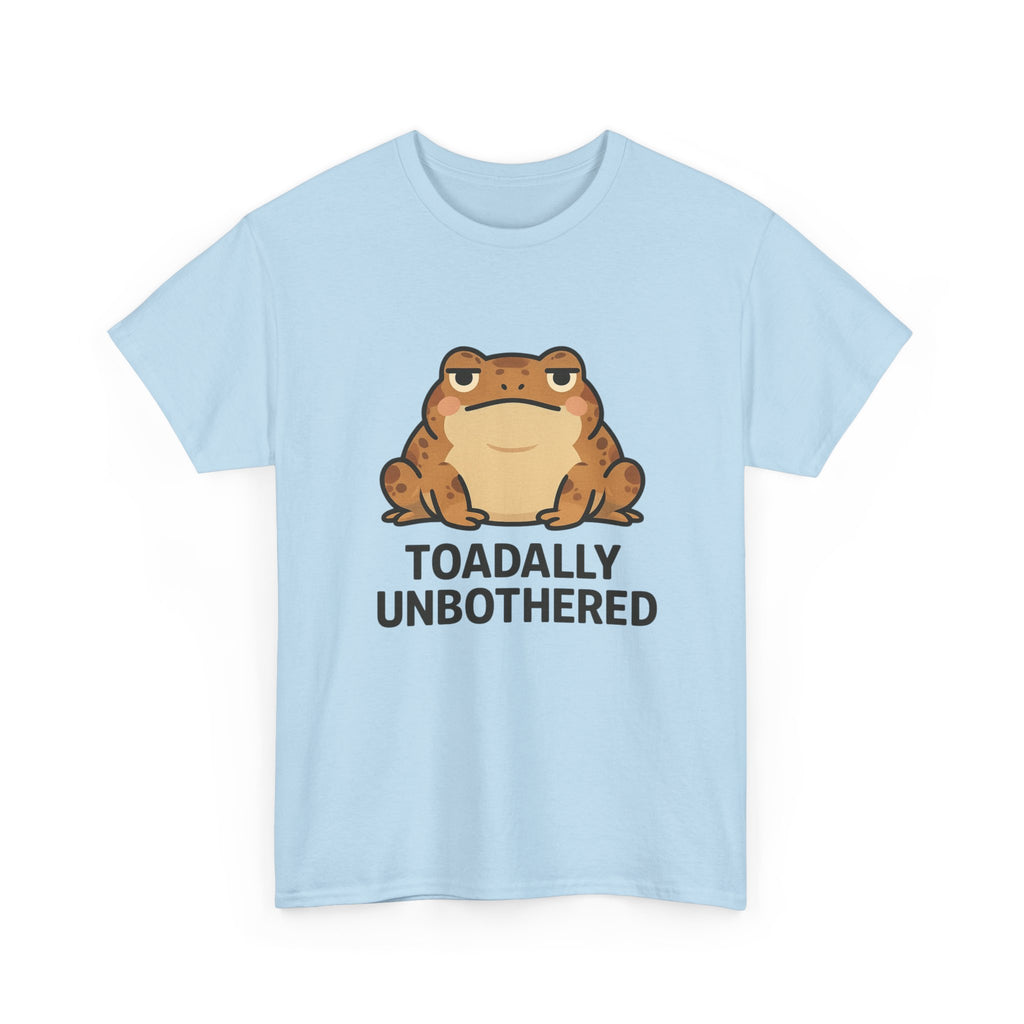 Toadally Unbothered T-Shirt — Cute Relaxed Frog Graphic Tee - Adult