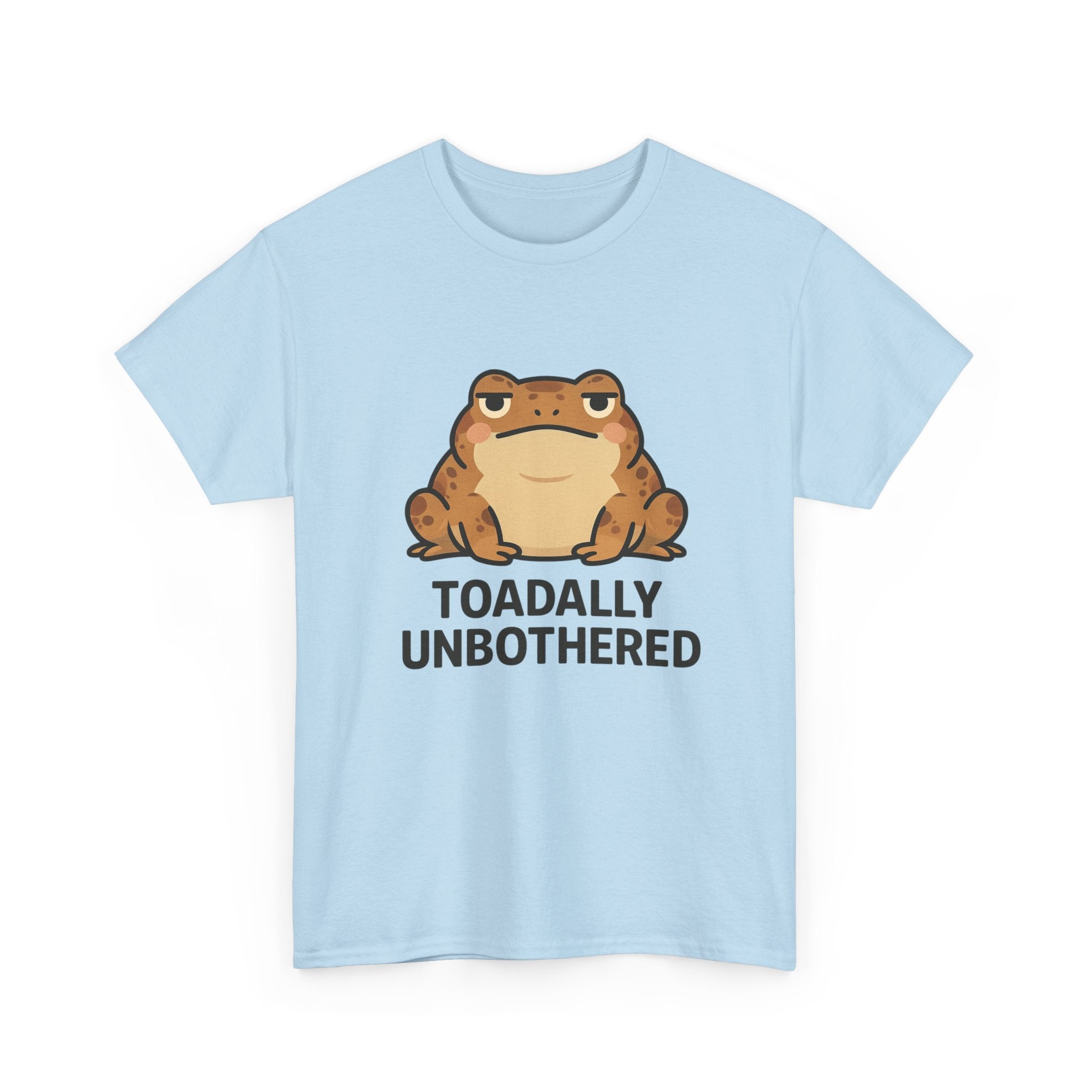 Toadally Unbothered T-Shirt — Cute Relaxed Frog Graphic Tee - Adult