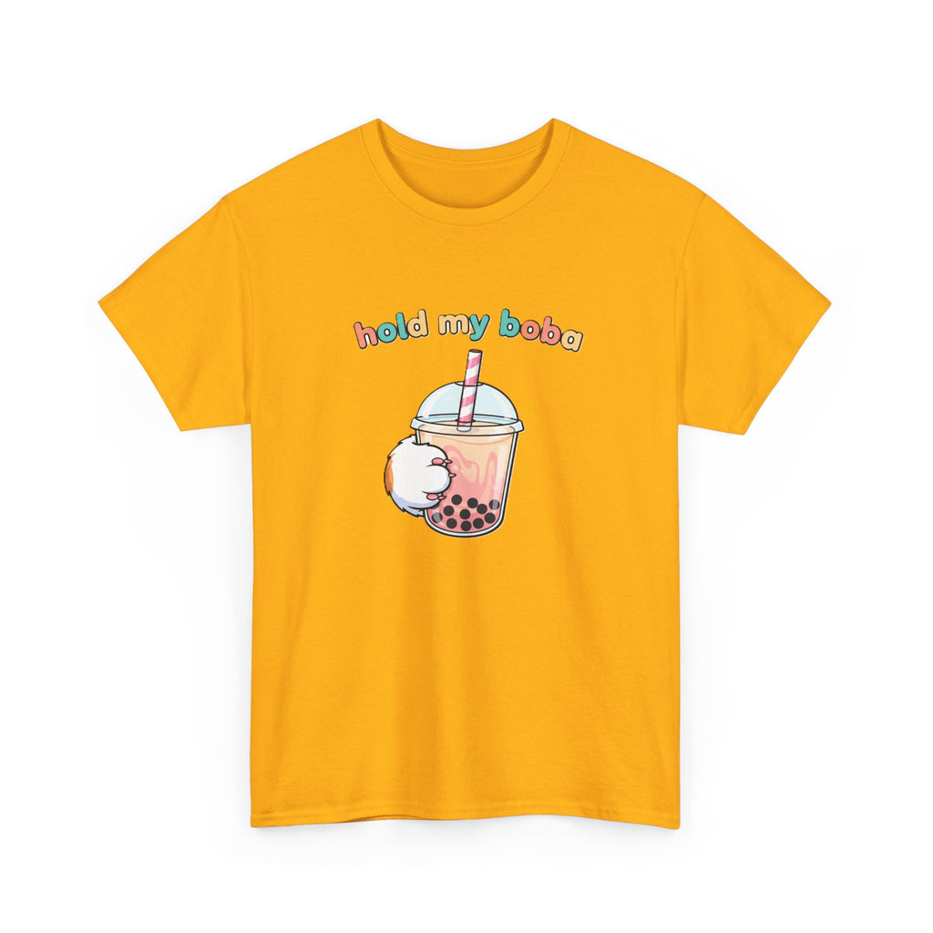 Hold My Boba T‑Shirt — Cute Bubble Tea Graphic Tee - Adult