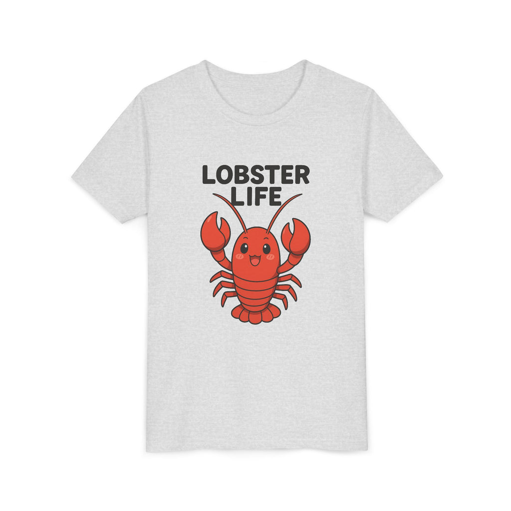 Youth Tee — Cute "Lobster Life" Kids T-Shirt (Summer Beach Shirt)