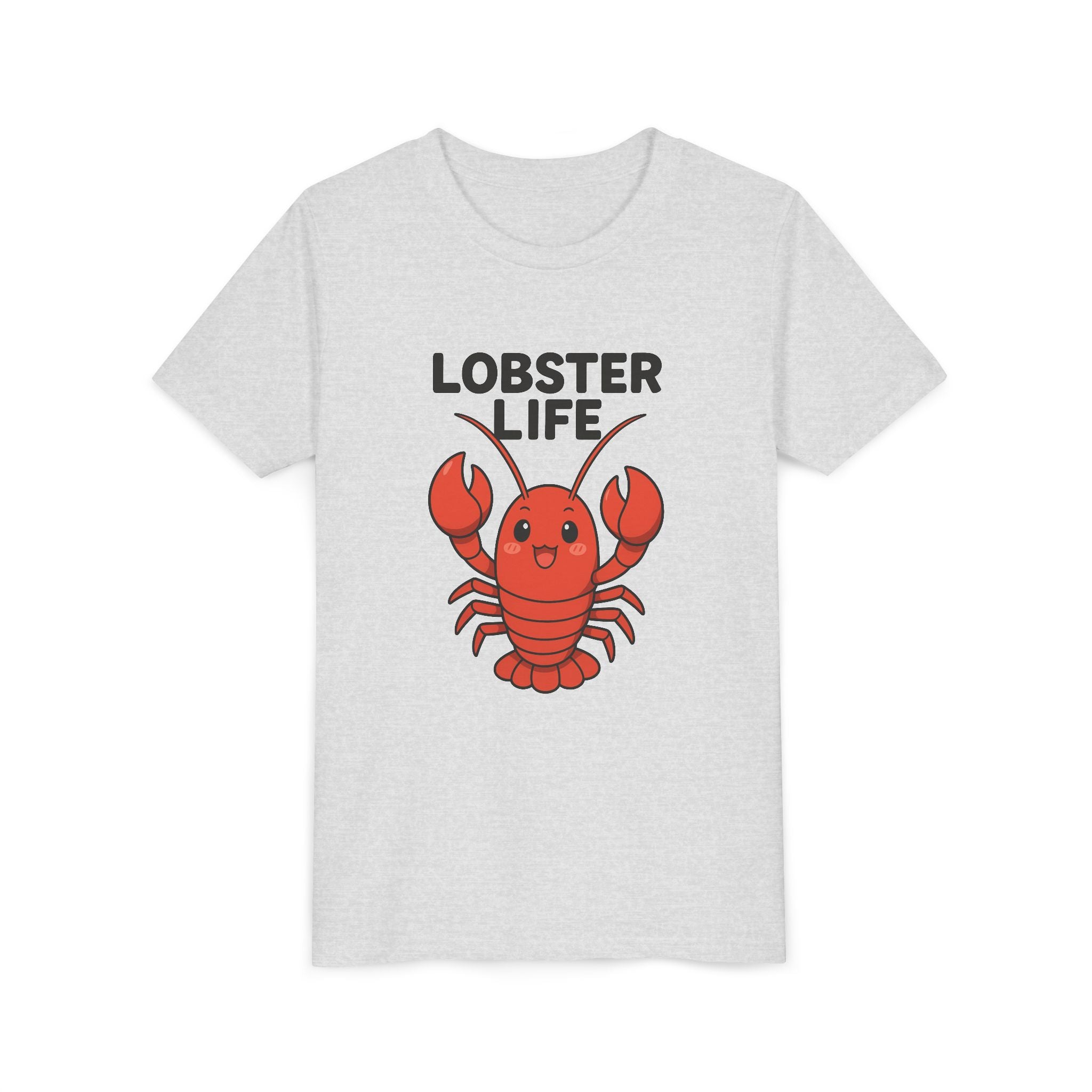 Youth Tee — Cute "Lobster Life" Kids T-Shirt (Summer Beach Shirt)