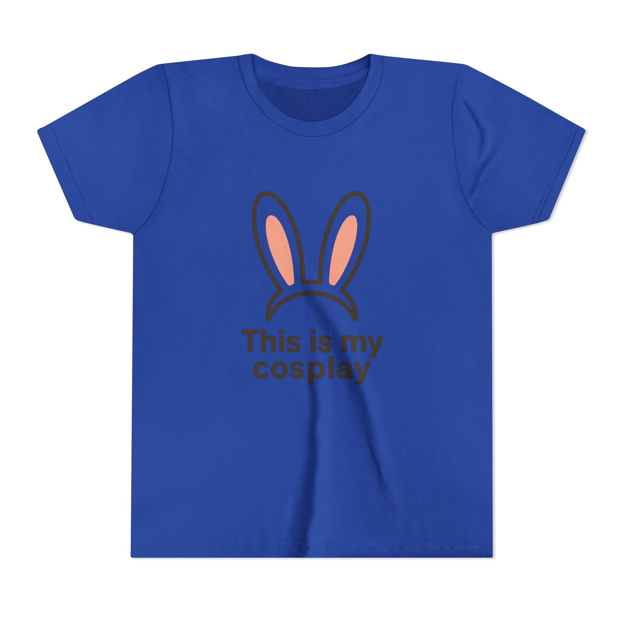 Youth Tee — "This is my cosplay" Bunny Ears Kids T‑Shirt