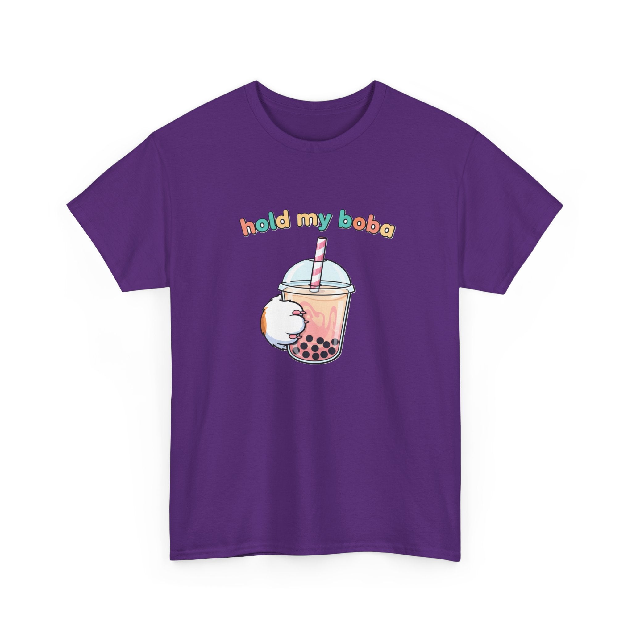 Hold My Boba T‑Shirt — Cute Bubble Tea Graphic Tee - Adult