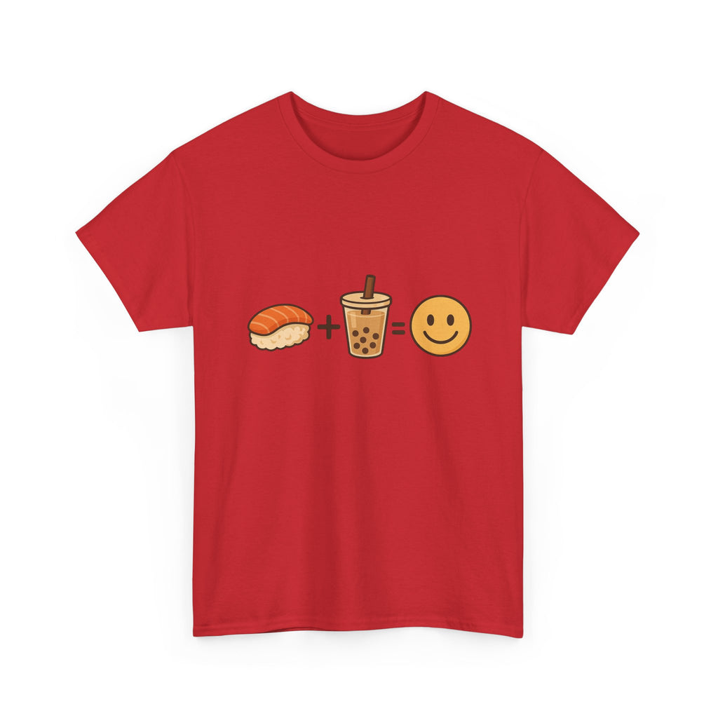 Sushi + Boba = Happy Tee - Adult