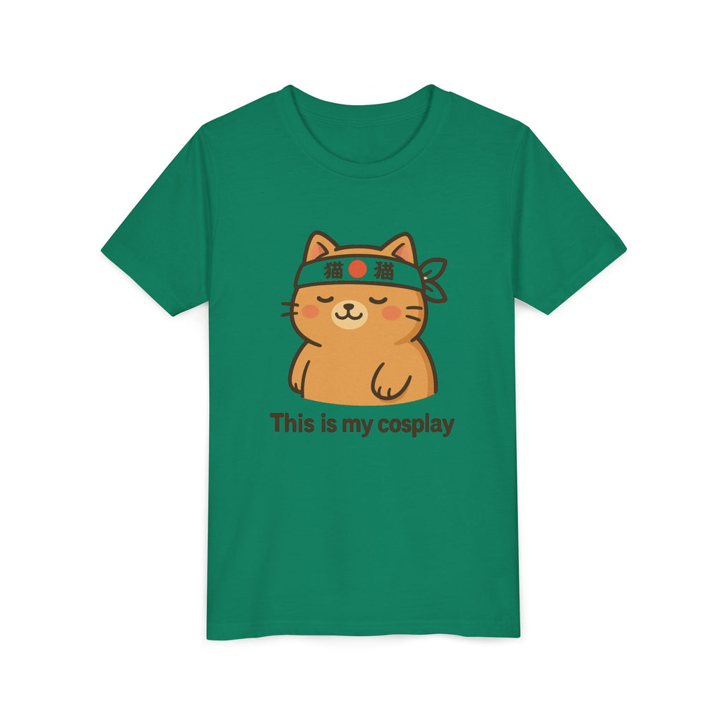 Kids" This Is My Cosplay" Cat Tee — Cute Anime Kawaii Cat Costume Shirt for Children