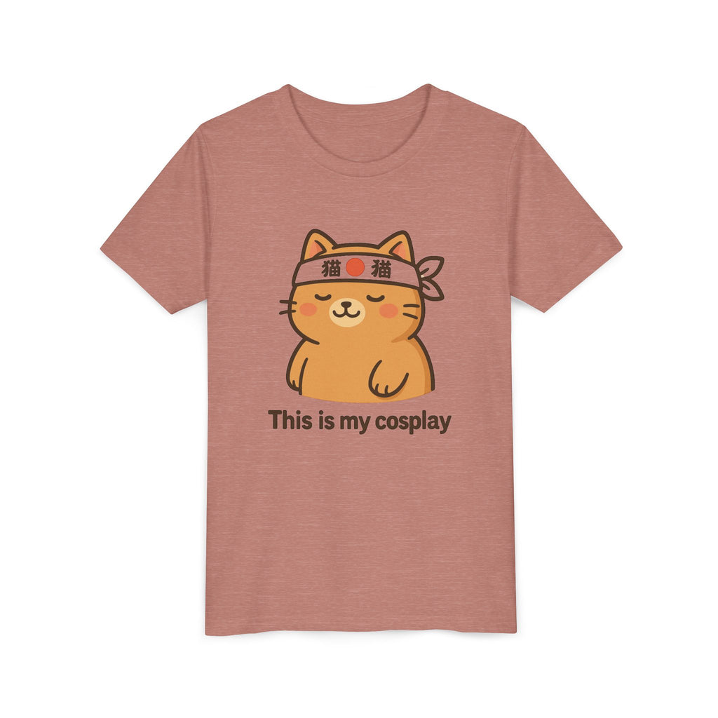 Kids" This Is My Cosplay" Cat Tee — Cute Anime Kawaii Cat Costume Shirt for Children