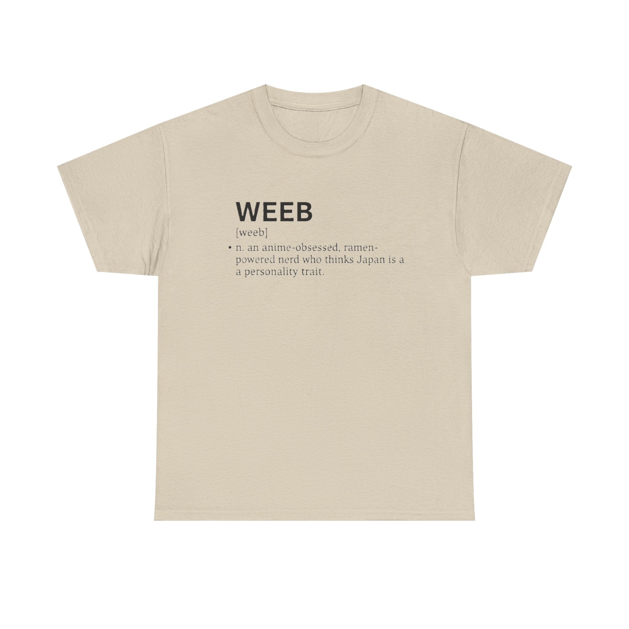 Weeb Definition T-Shirt — Funny Anime Lover Tee - Adult