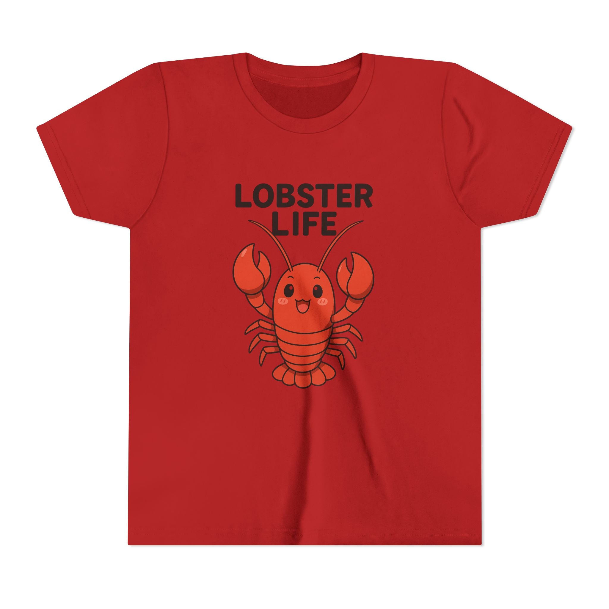 Youth Tee — Cute "Lobster Life" Kids T-Shirt (Summer Beach Shirt)
