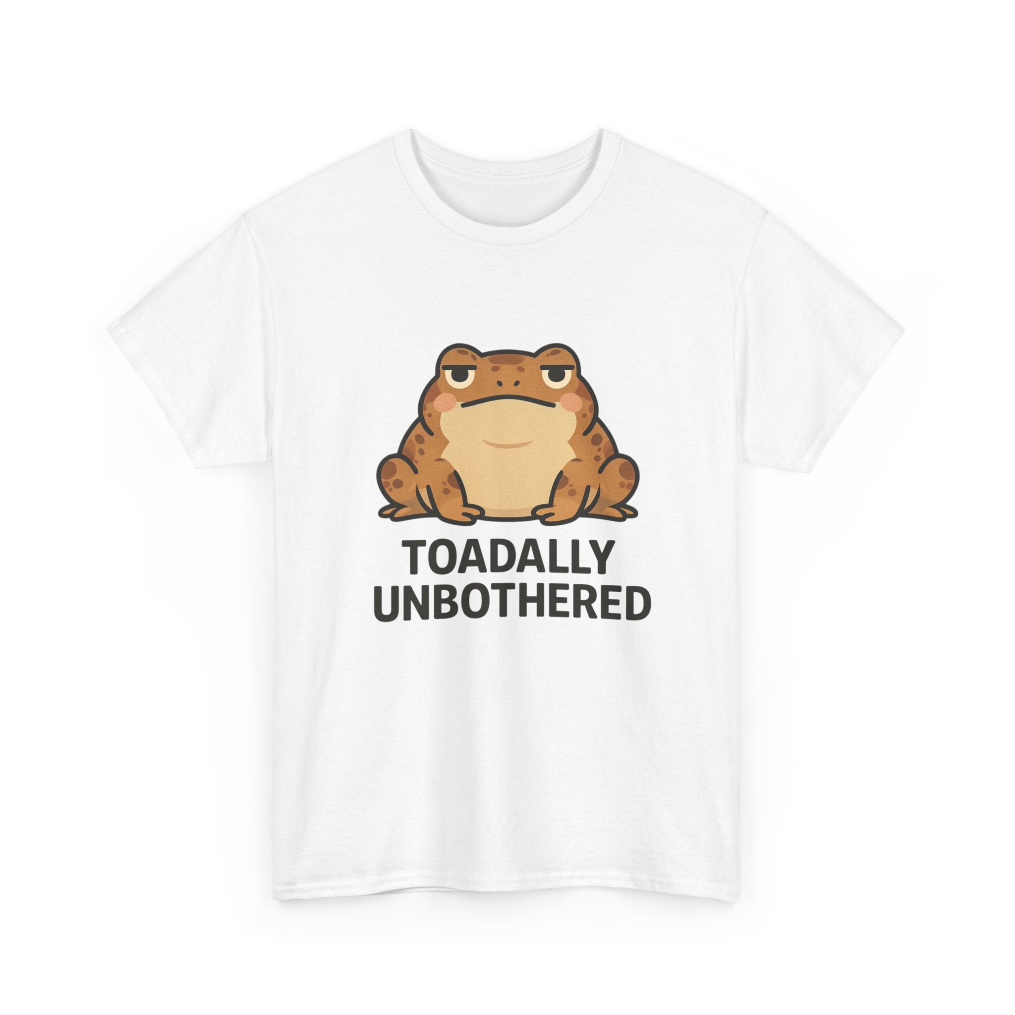 Toadally Unbothered T-Shirt — Cute Relaxed Frog Graphic Tee - Adult