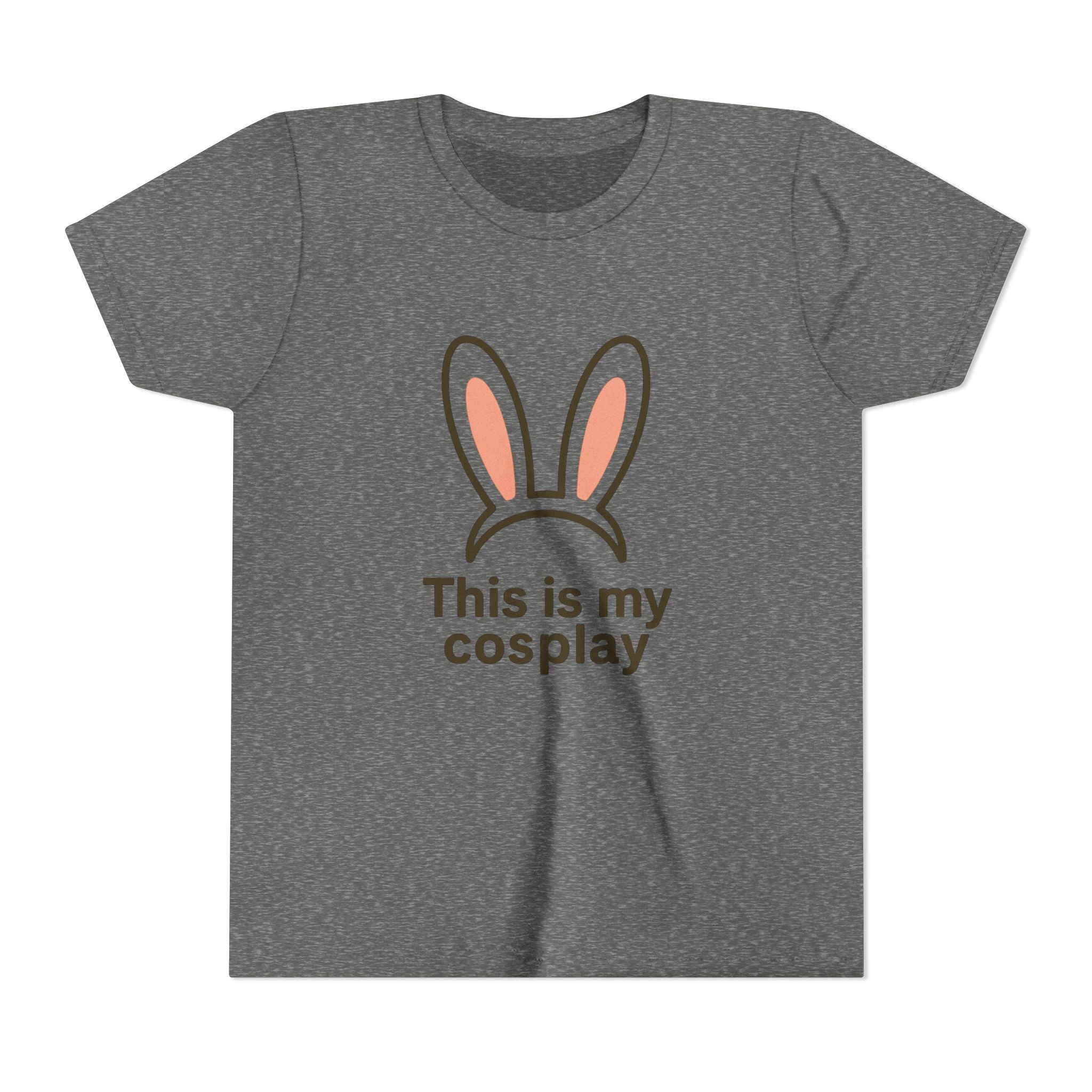 Youth Tee — "This is my cosplay" Bunny Ears Kids T‑Shirt