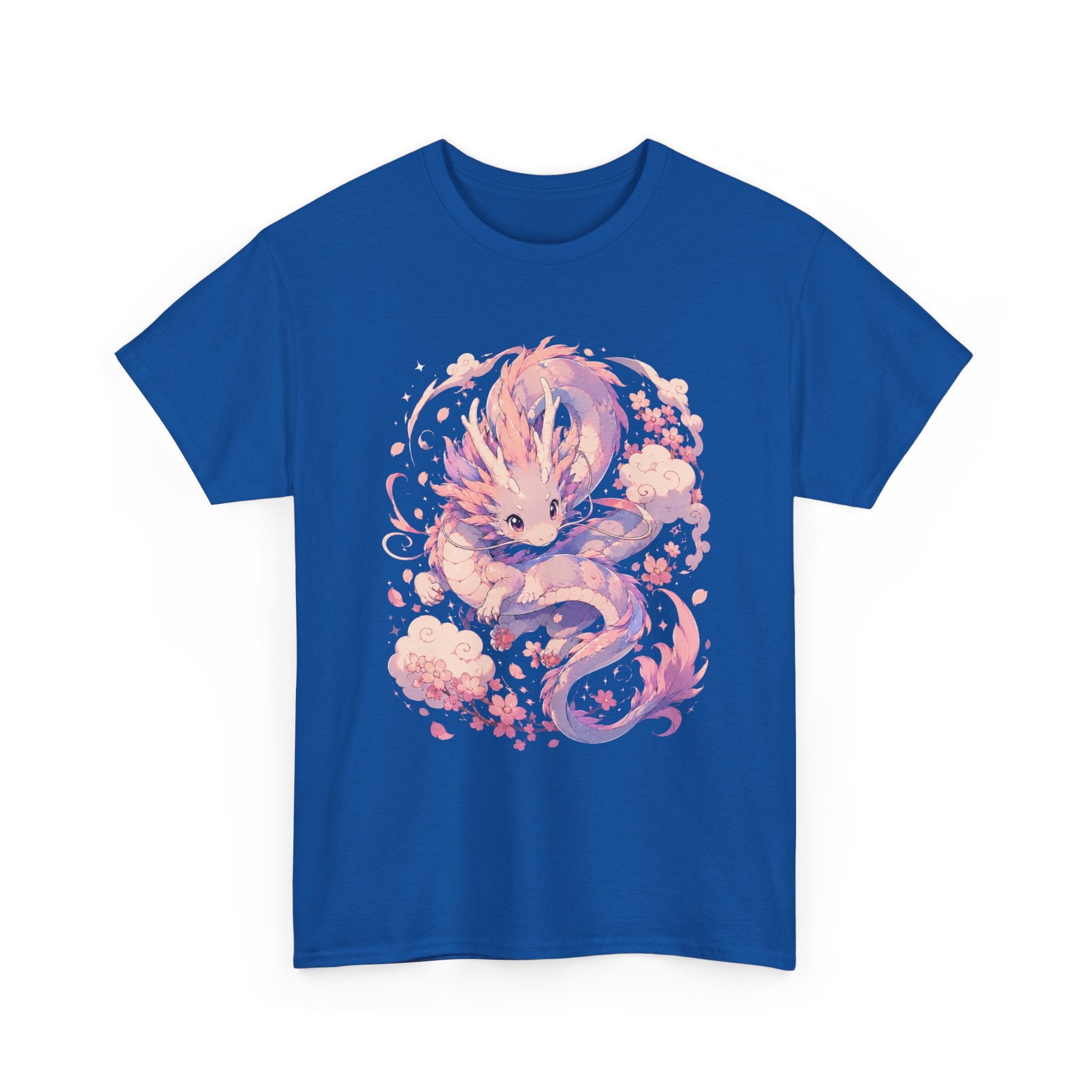 Dragon Fox Tee — Pastel Mythical Creature Graphic Shirt - Adult