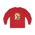 Kawaii Anteater Eating Ice Cream Long Sleeve Tee - Adult