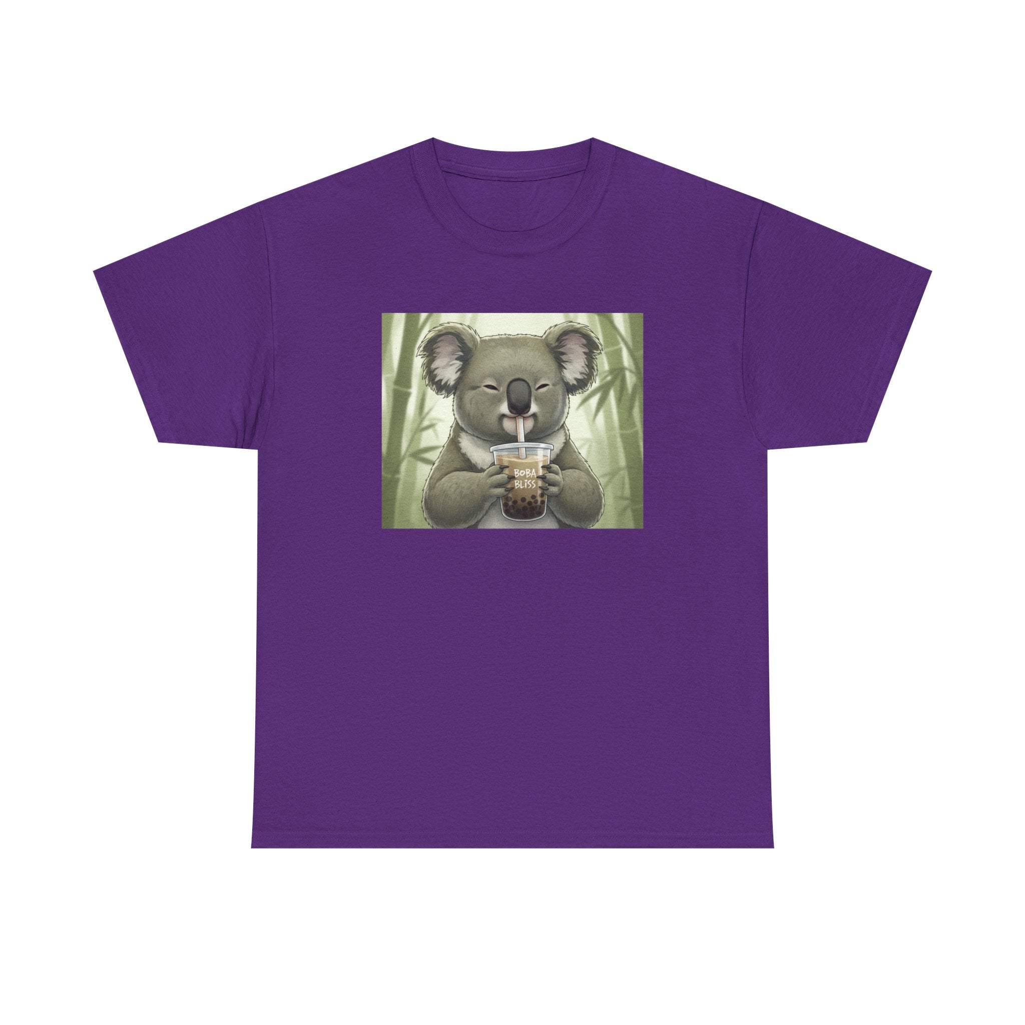 Koala Bubble Tea T‑Shirt — Cute Koala Drinking Boba Graphic Tee - Adult