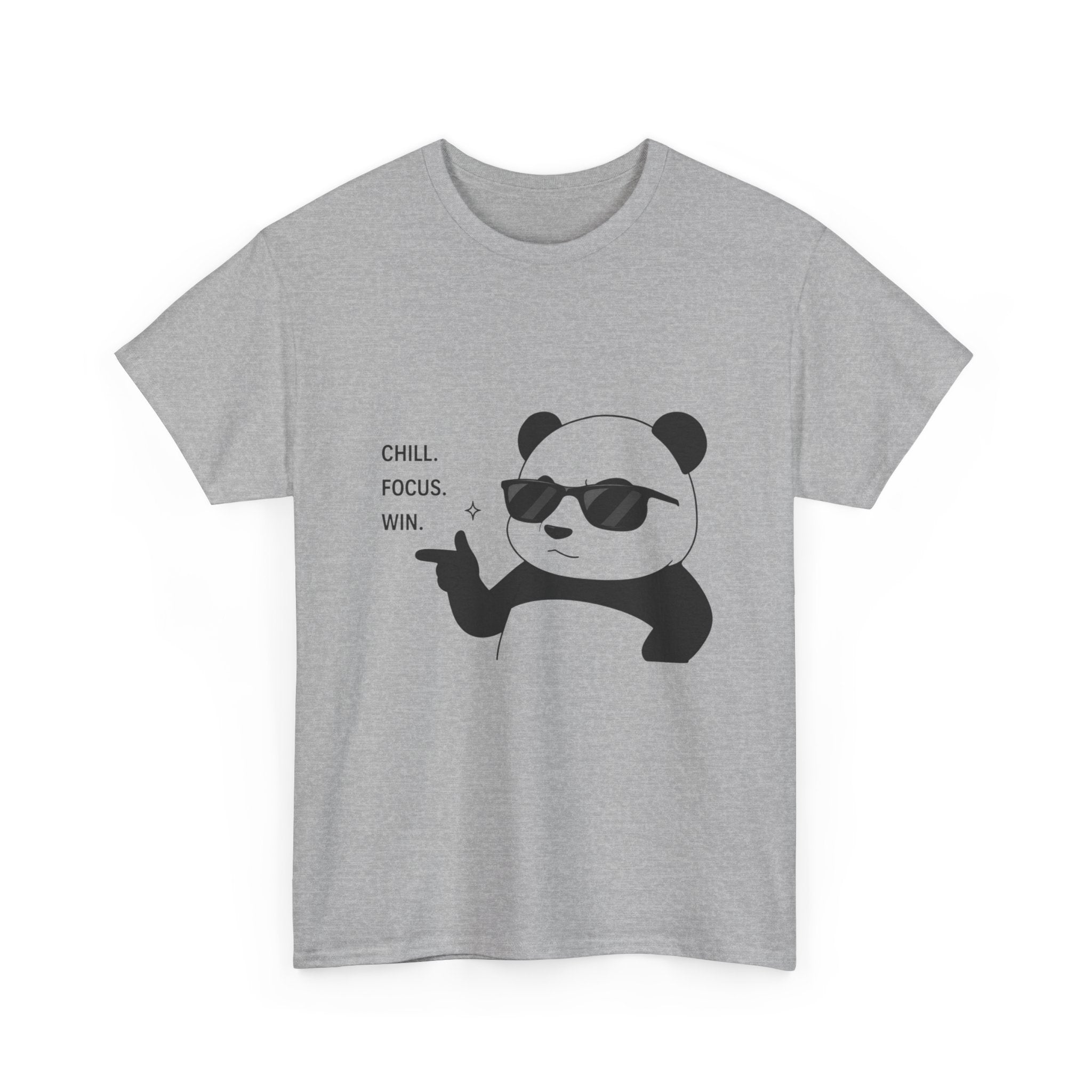 Panda 'Chill. Focus. Win.' T-Shirt - Adult